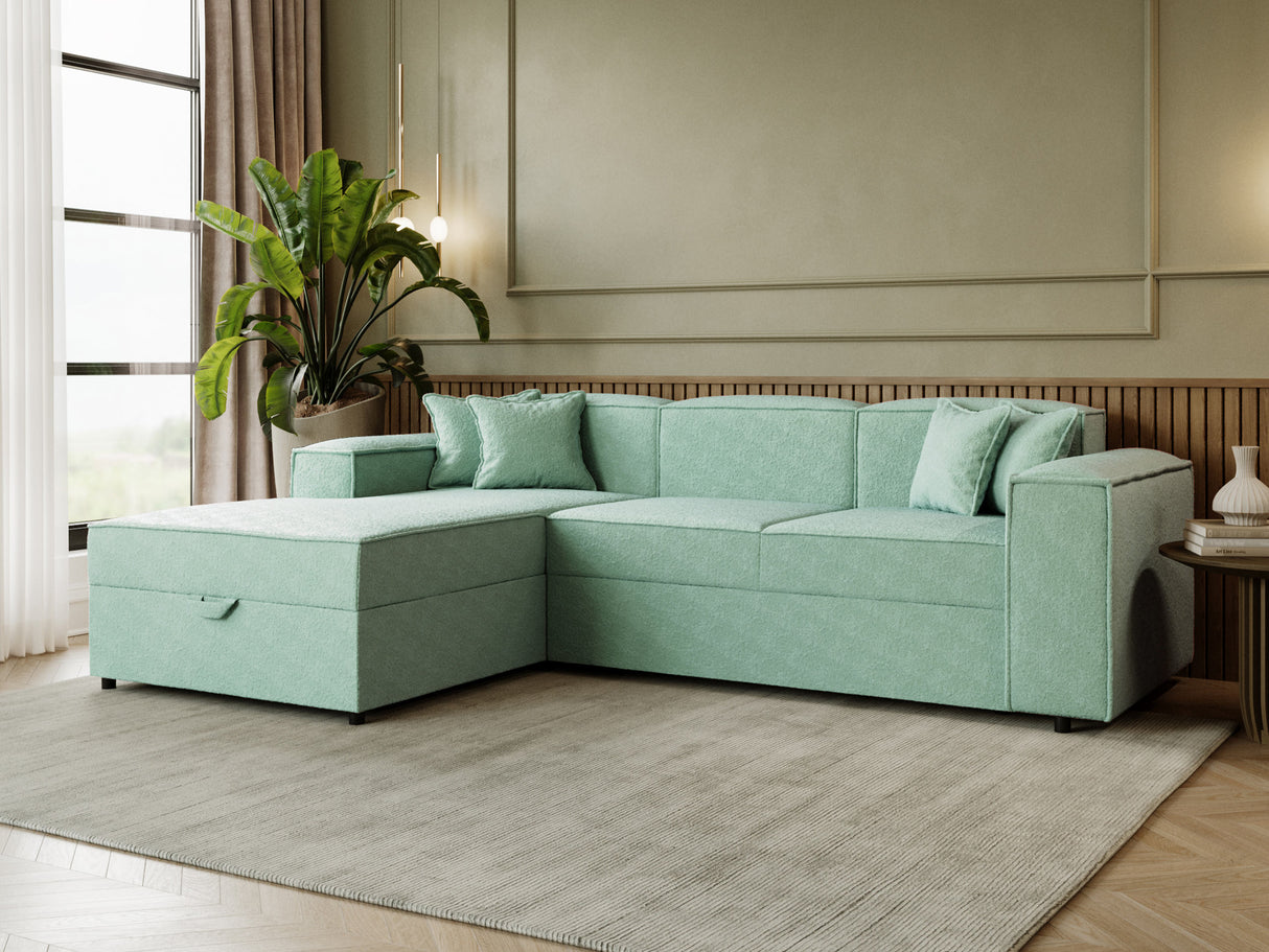 Sarokkanapé Narożnik SANTOS L ( Sokoz L), Szín: Coral 55, Változatok: Balos