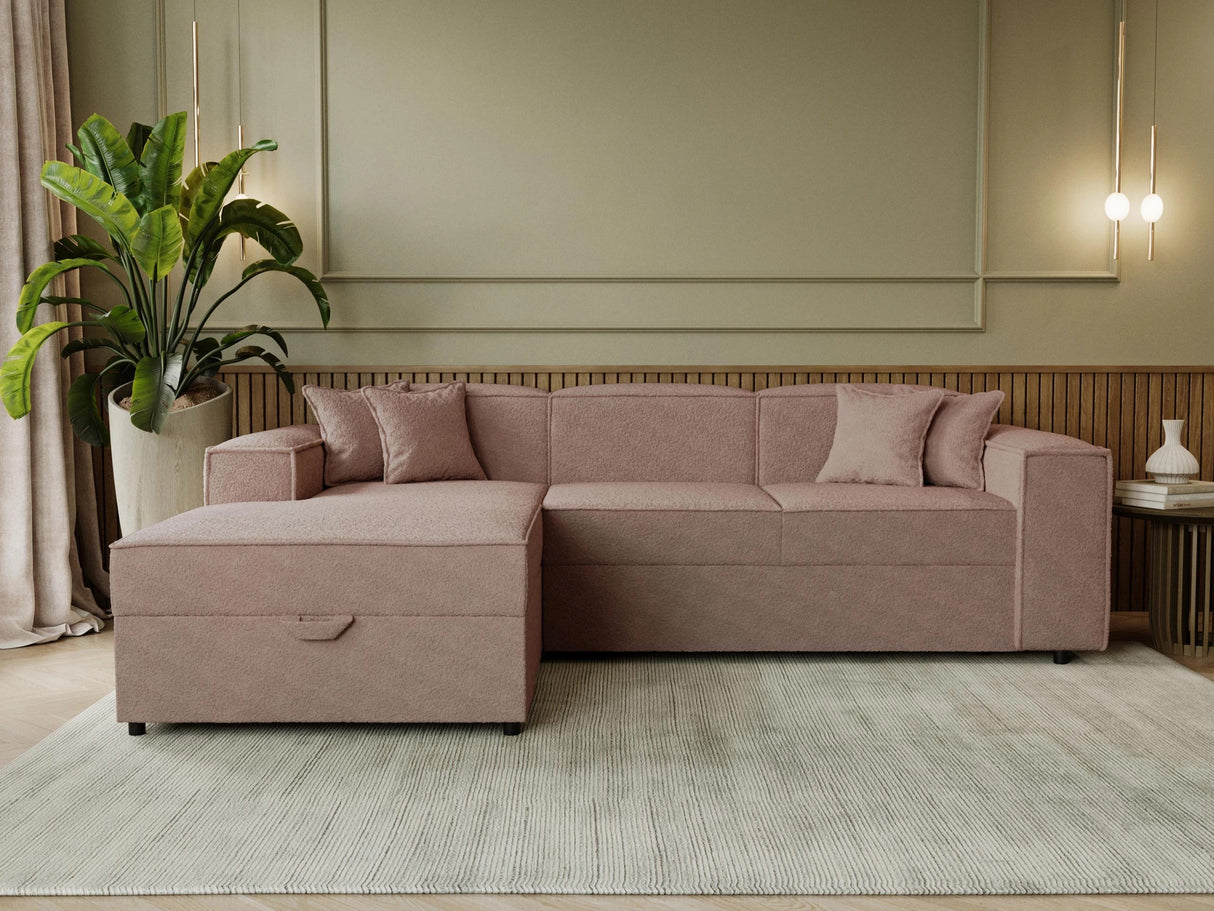 Sarokkanapé Narożnik SANTOS L ( Sokoz L), Szín: Coral 45, Változatok: Balos