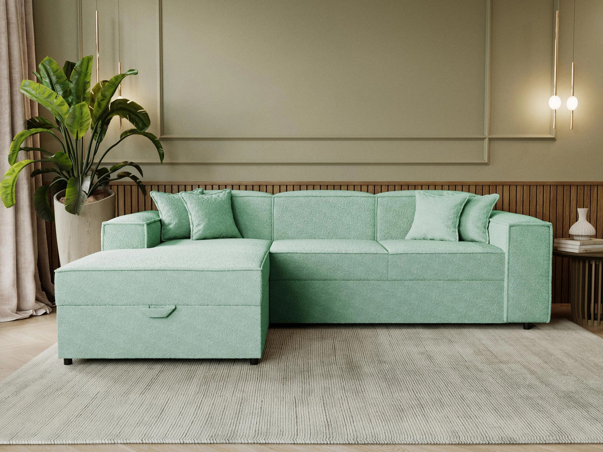 Sarokkanapé Narożnik SANTOS L ( Sokoz L), Szín: Coral 55, Változatok: Balos