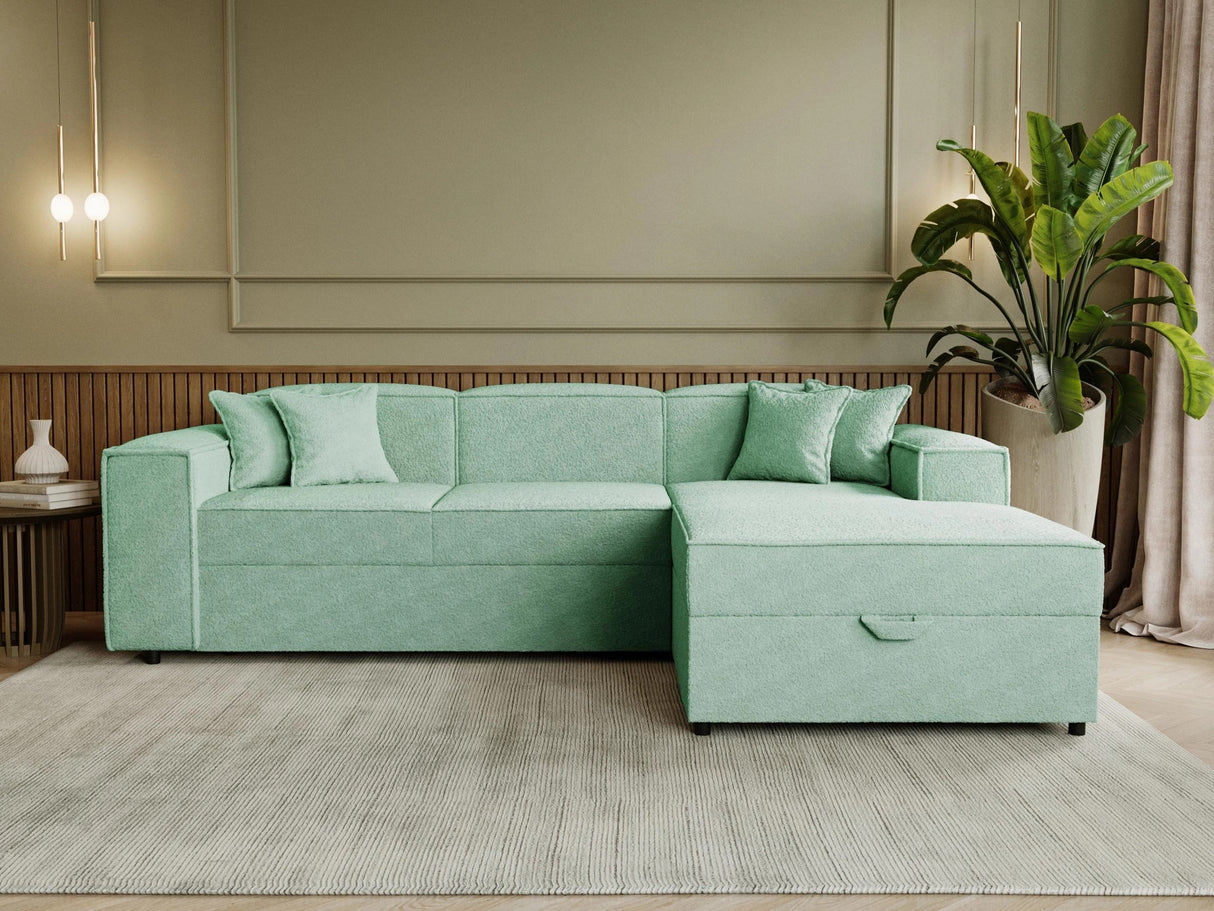 Sarokkanapé Narożnik SANTOS L ( Sokoz L), Szín: Coral 55, Változatok: Jobbos