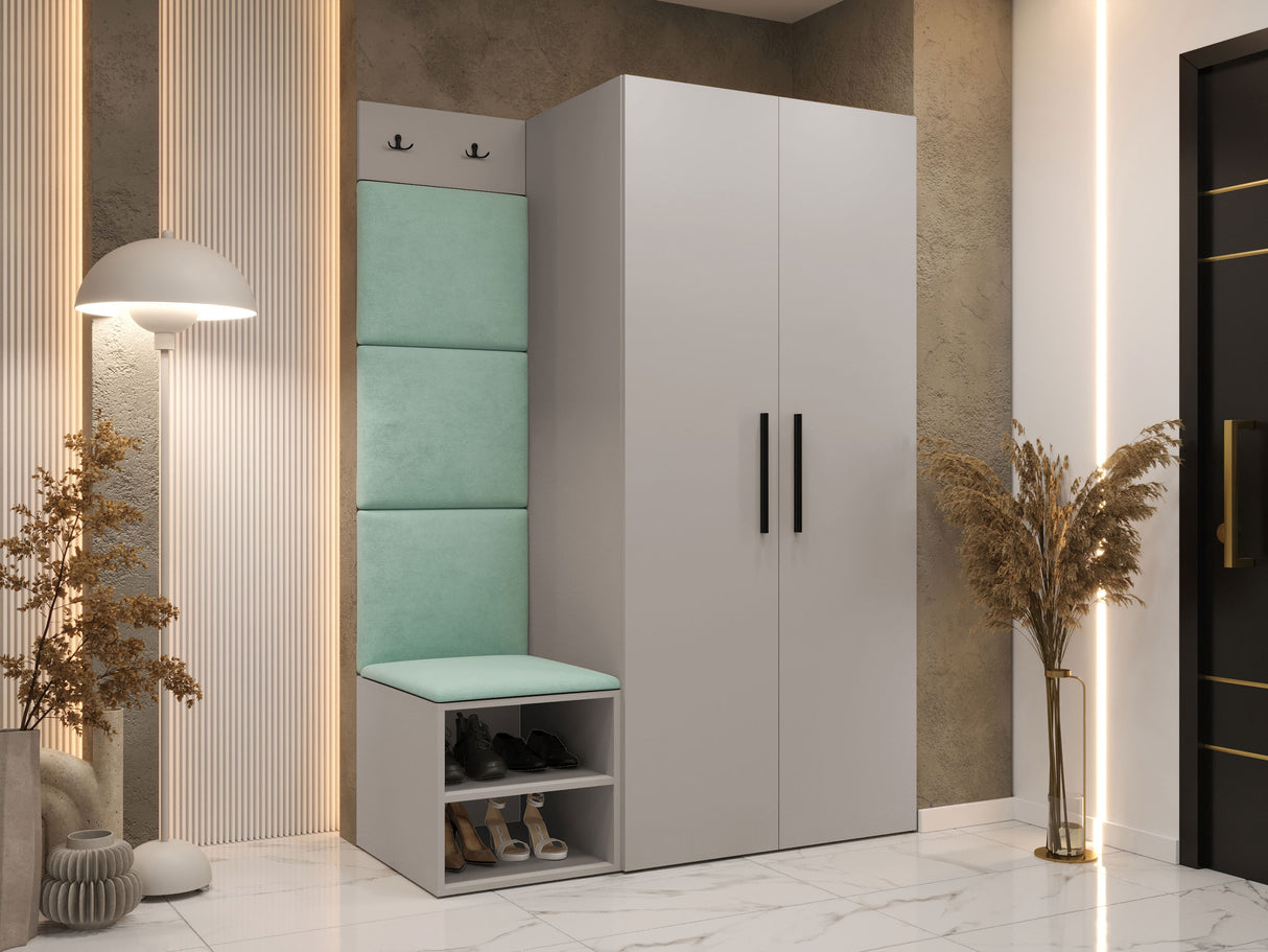 Előszoba garnitúra Garderoba MEDI IV, Keret színe: Kasmír, Puha falpanel színe: Manila 11