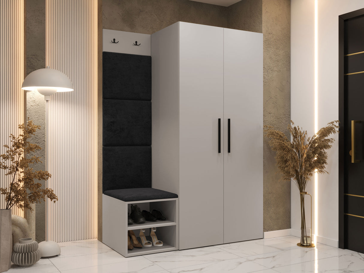 Előszoba garnitúra Garderoba MEDI IV, Keret színe: Kasmír, Puha falpanel színe: Manila 18