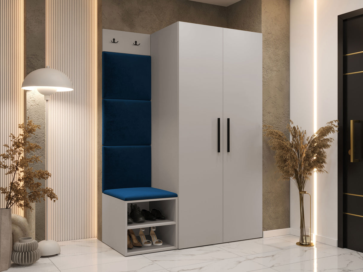 Előszoba garnitúra Garderoba MEDI IV, Keret színe: Kasmír, Puha falpanel színe: Manila 26