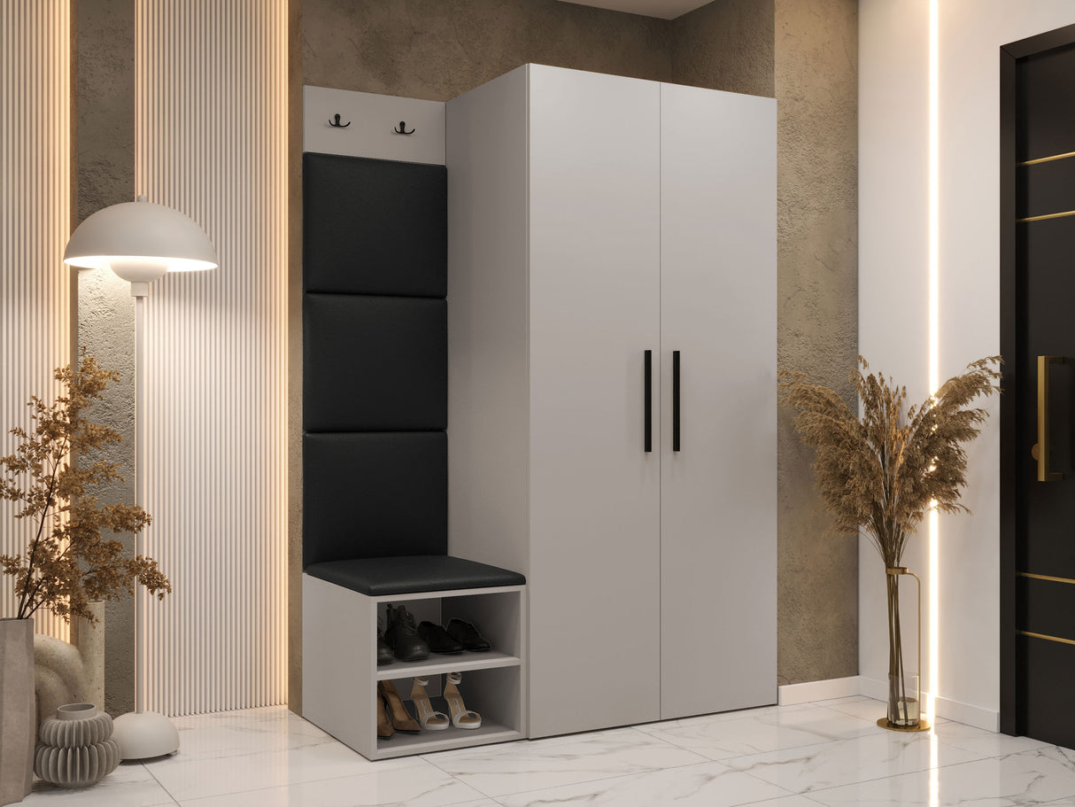 Előszoba garnitúra Garderoba MEDI IV, Keret színe: Kasmír, Puha falpanel színe: Soft 011