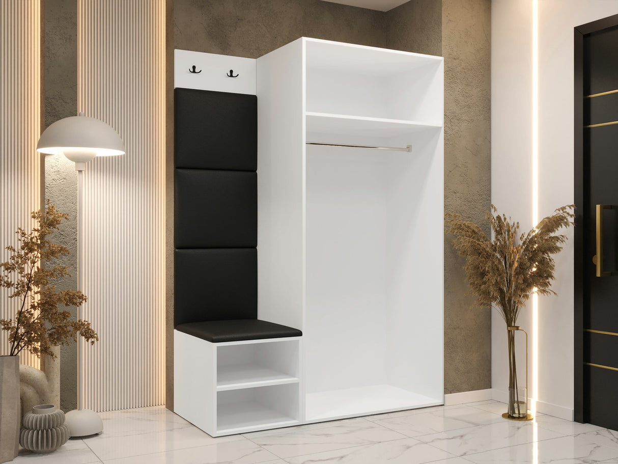 Előszoba garnitúra Garderoba MEDI IV, Keret színe: Kasmír, Puha falpanel színe: Manila 04