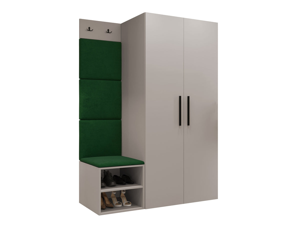 Előszoba garnitúra Garderoba MEDI IV, Keret színe: Kasmír, Puha falpanel színe: Manila 35