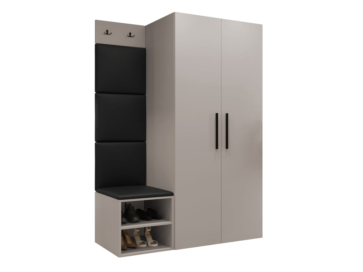 Előszoba garnitúra Garderoba MEDI IV, Keret színe: Kasmír, Puha falpanel színe: Soft 011