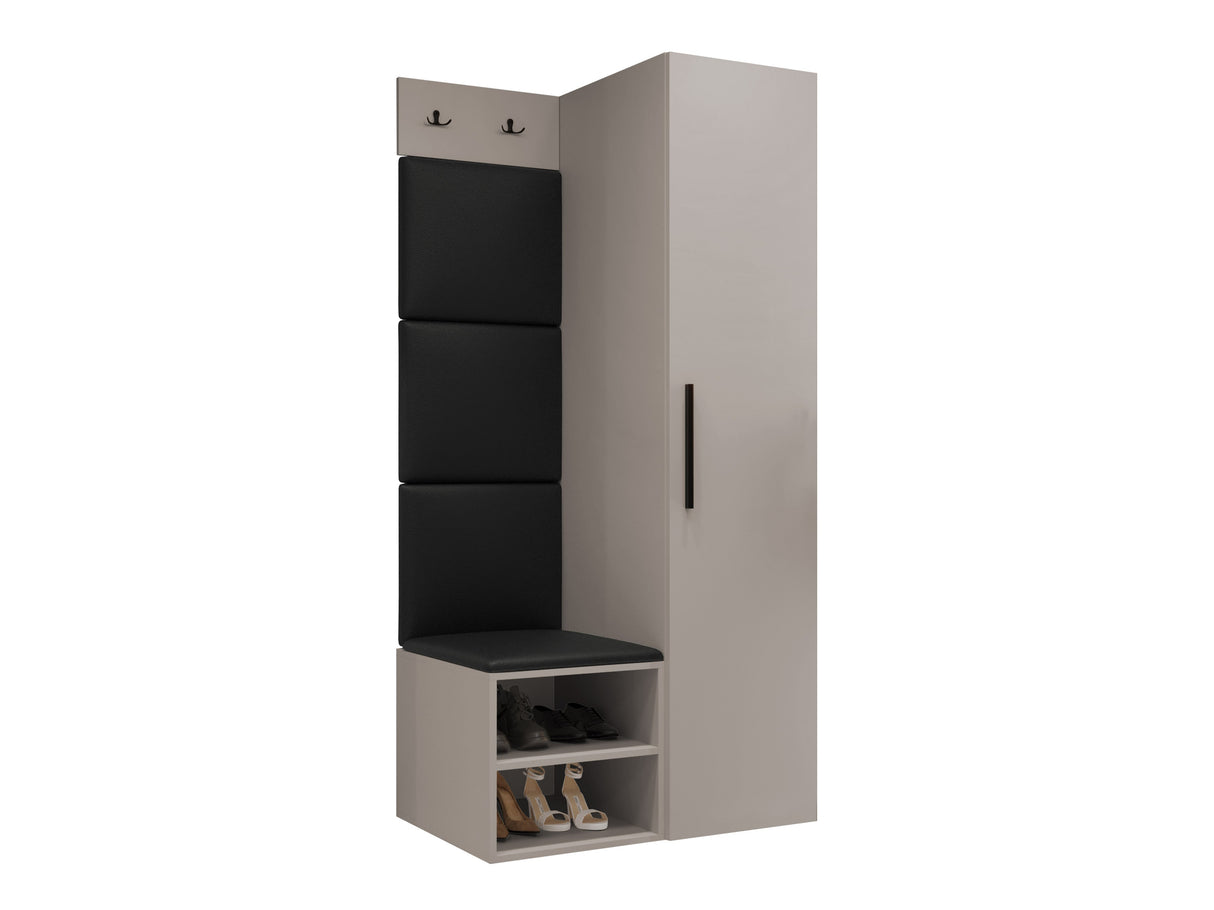 Előszoba garnitúra Garderoba MEDI III, Keret színe: Kasmír, Puha falpanel színe: Soft 011