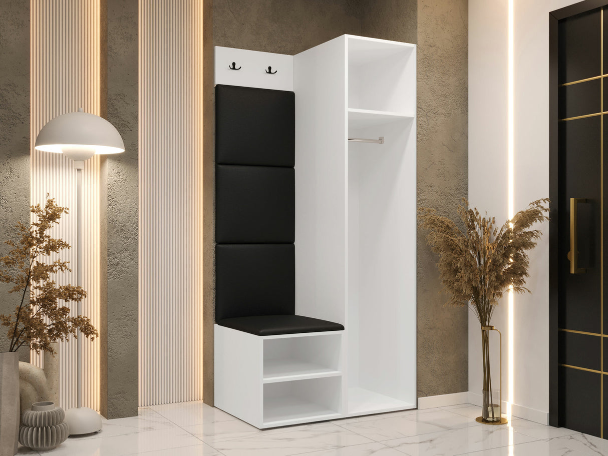 Előszoba garnitúra Garderoba MEDI III, Keret színe: Kasmír, Puha falpanel színe: Soft 011