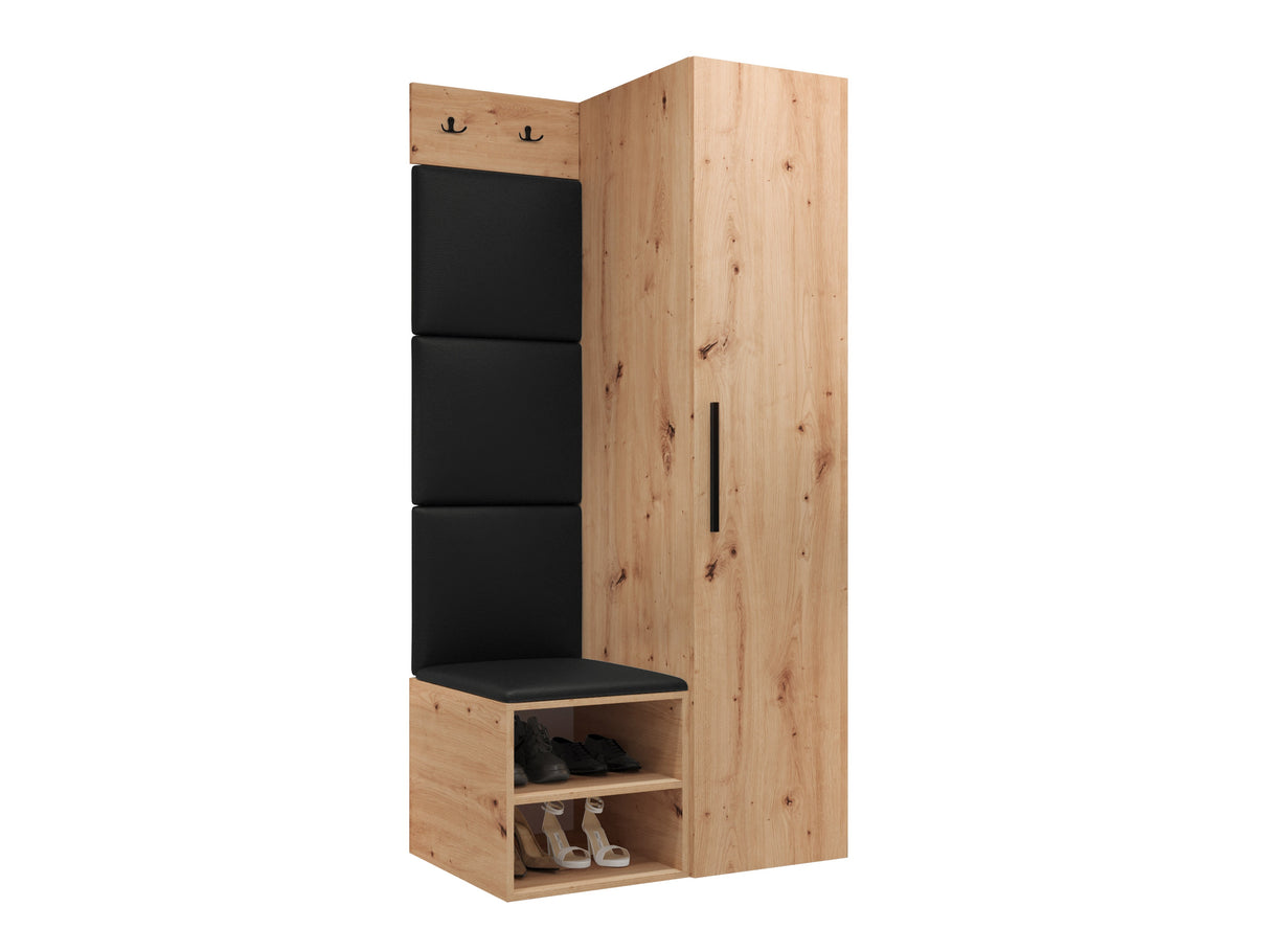 Előszoba garnitúra Garderoba MEDI III, Keret színe: Artisan tölgy, Puha falpanel színe: Soft 011