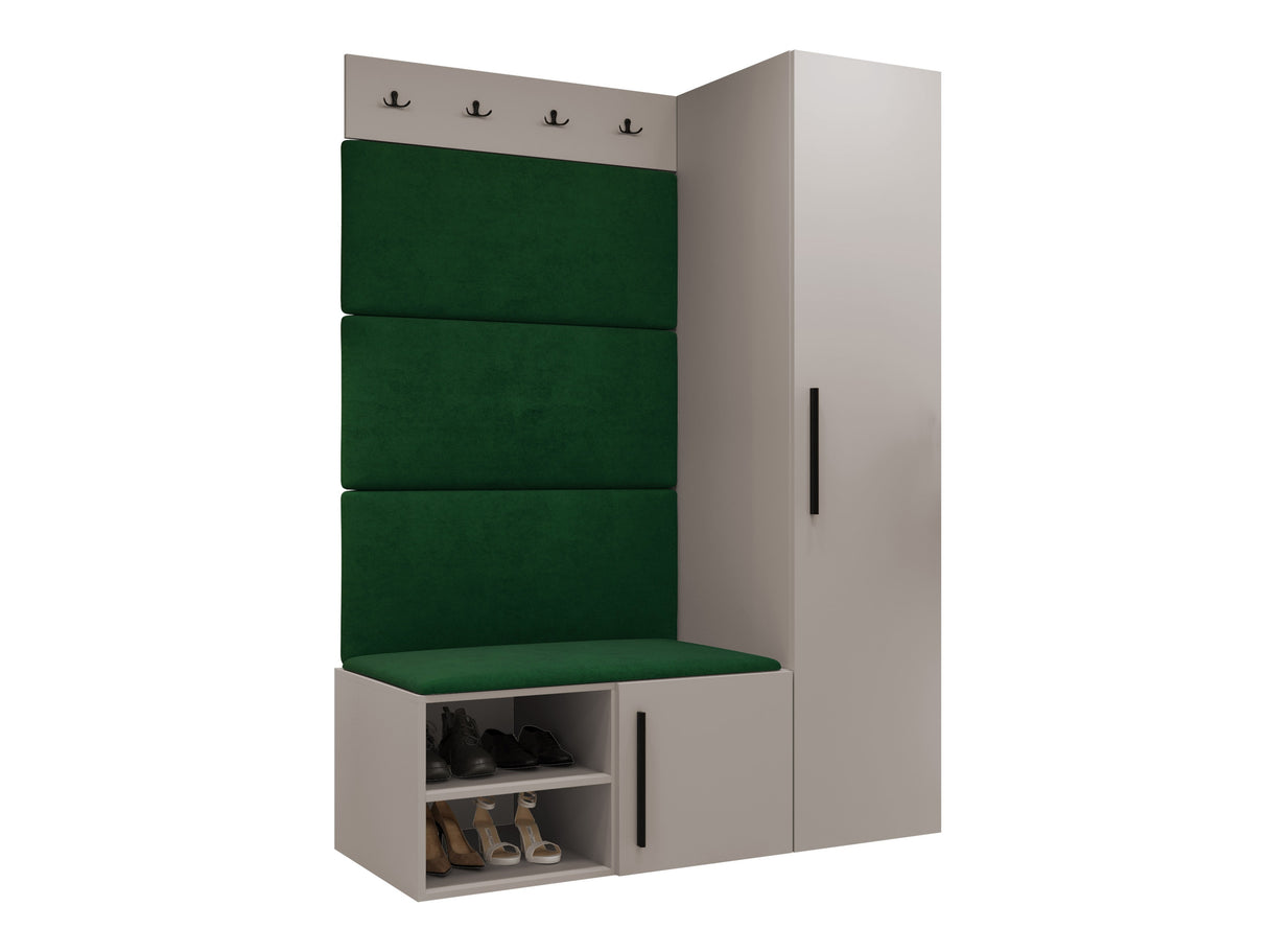 Előszoba garnitúra Garderoba MEDI II, Keret színe: Kasmír, Puha falpanel színe: Manila 35