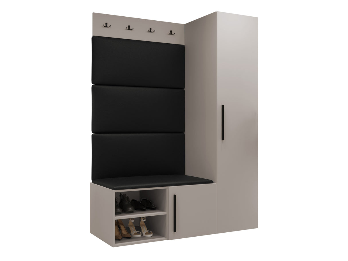 Előszoba garnitúra Garderoba MEDI II, Keret színe: Kasmír, Puha falpanel színe: Soft 011