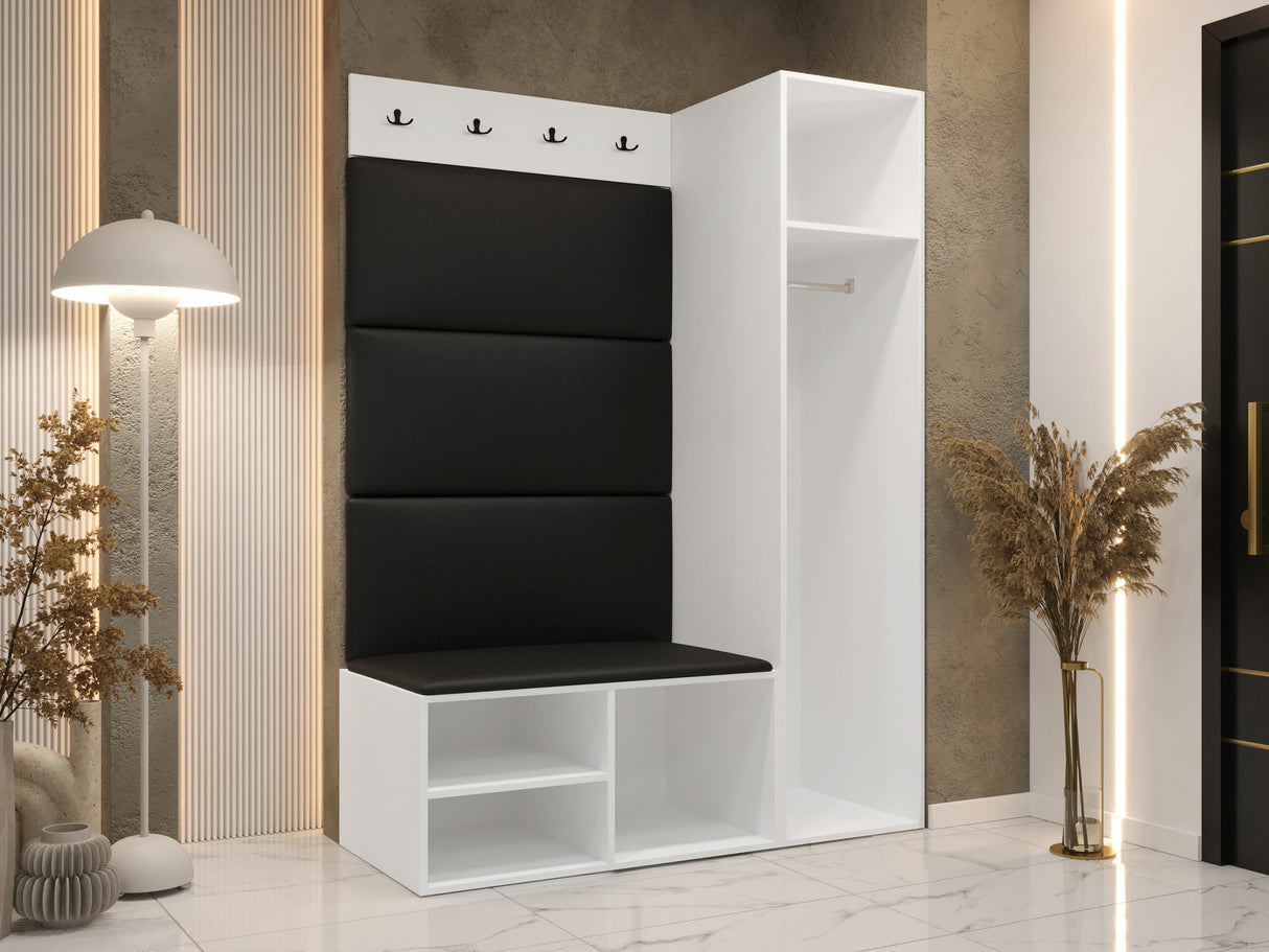 Előszoba garnitúra Garderoba MEDI II, Keret színe: Artisan tölgy, Puha falpanel színe: Soft 011