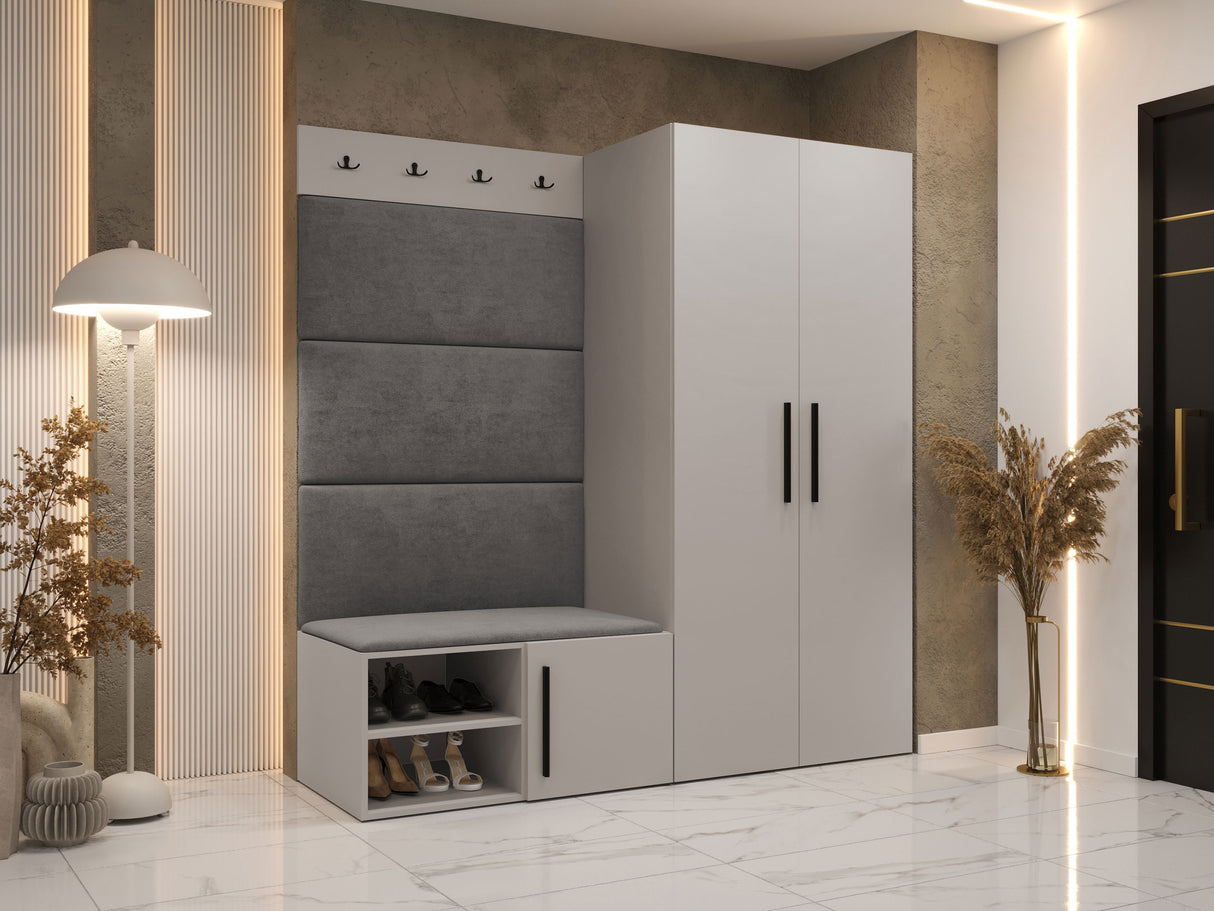 Előszoba garnitúra Garderoba MEDI I, Keret színe: Kasmír, Puha falpanel színe: Manila 16