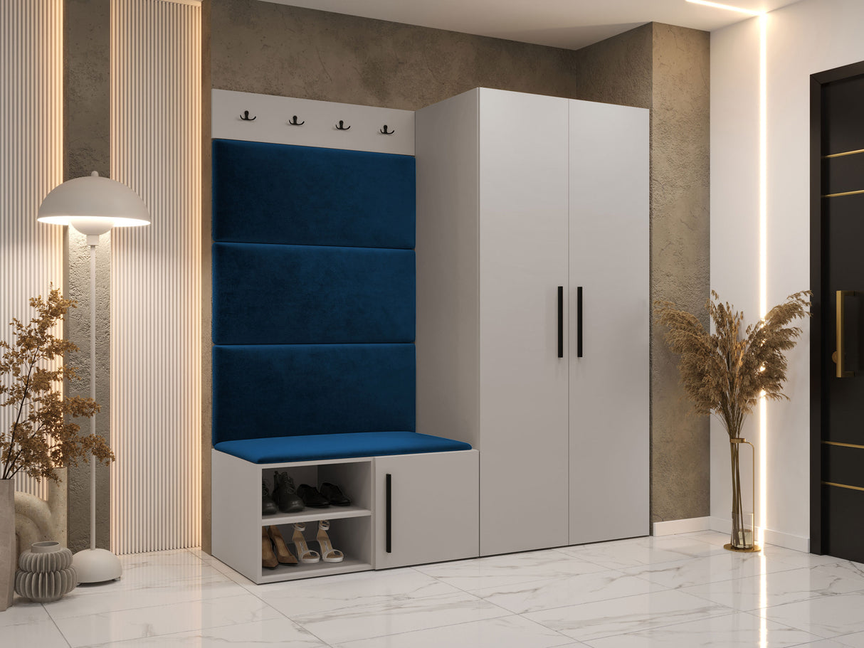 Előszoba garnitúra Garderoba MEDI I, Keret színe: Kasmír, Puha falpanel színe: Manila 26