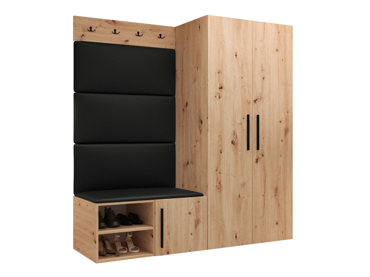 Előszoba garnitúra Garderoba MEDI I, Keret színe: Artisan tölgy, Puha falpanel színe: Soft 011