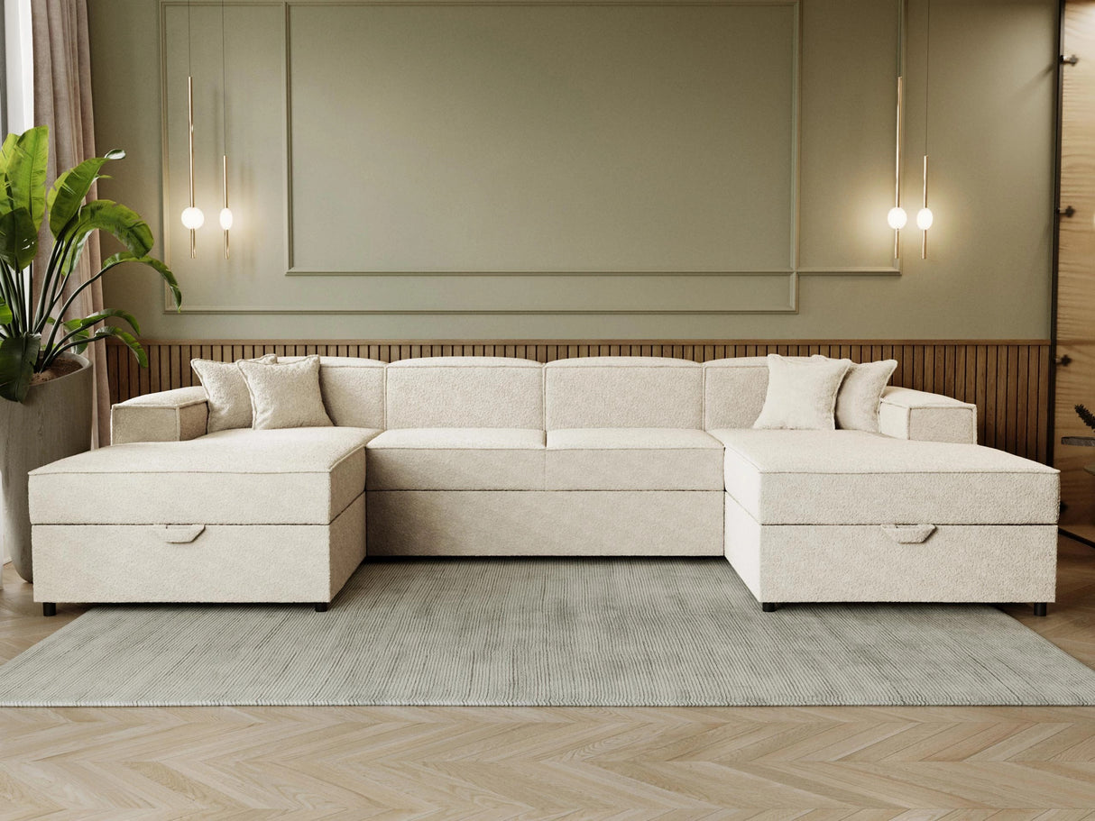 Sarokkanapé Narożnik SANTOS U (Sokoz U), Szín: Coral 65