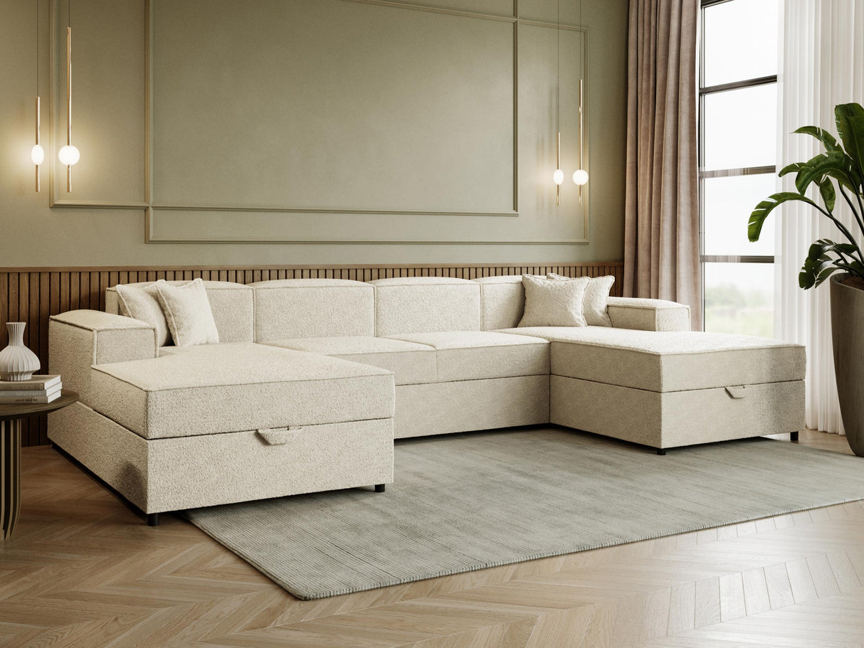 Sarokkanapé Narożnik SANTOS U (Sokoz U), Szín: Coral 65