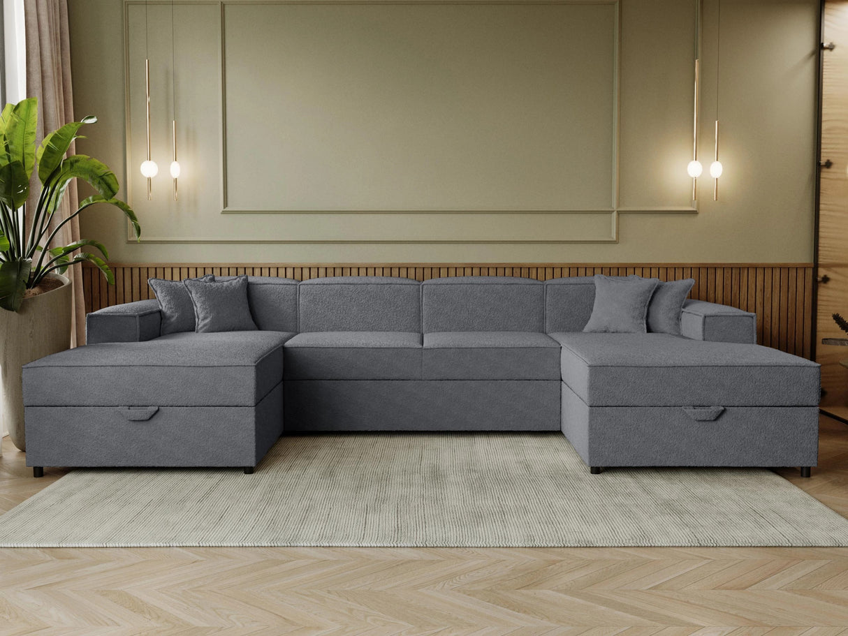 Sarokkanapé Narożnik SANTOS U (Sokoz U), Szín: Coral 80