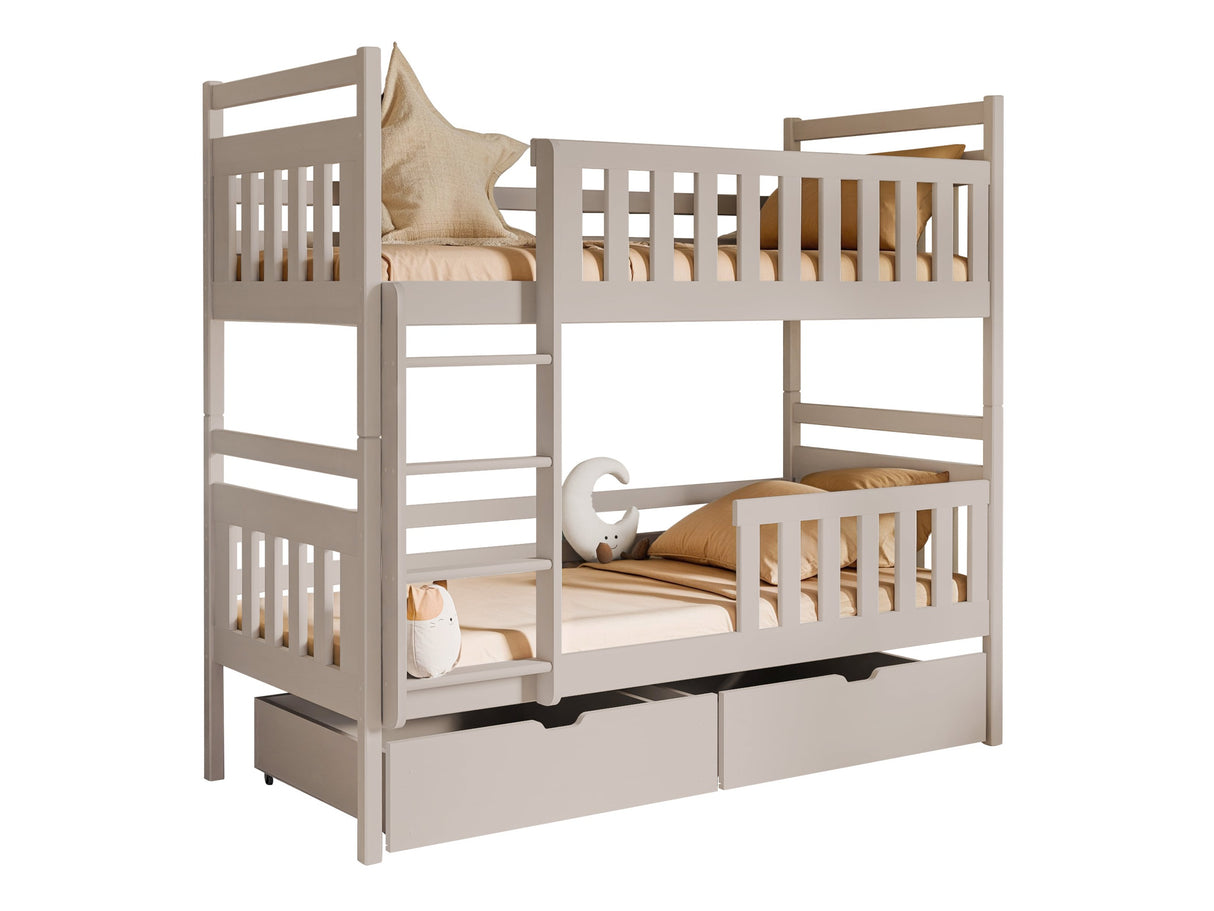 Emeletes ágy MONIKA (William), Szín: Kasmír, Alvó felület mérete: 80 x 180 cm