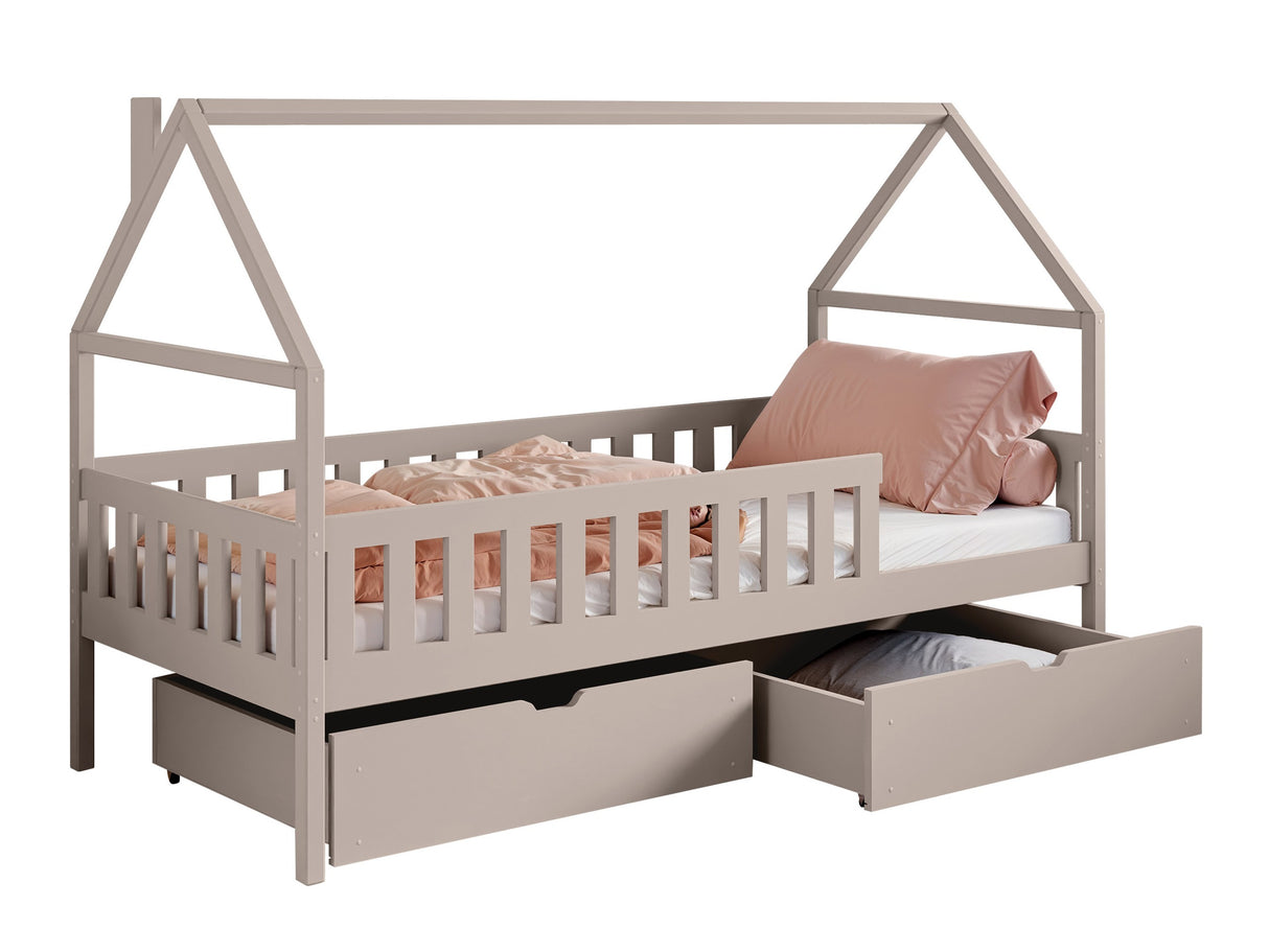 Ágy Łóżko DOMI, Szín: Kasmír, Alvó felület mérete: 80 x 200 cm