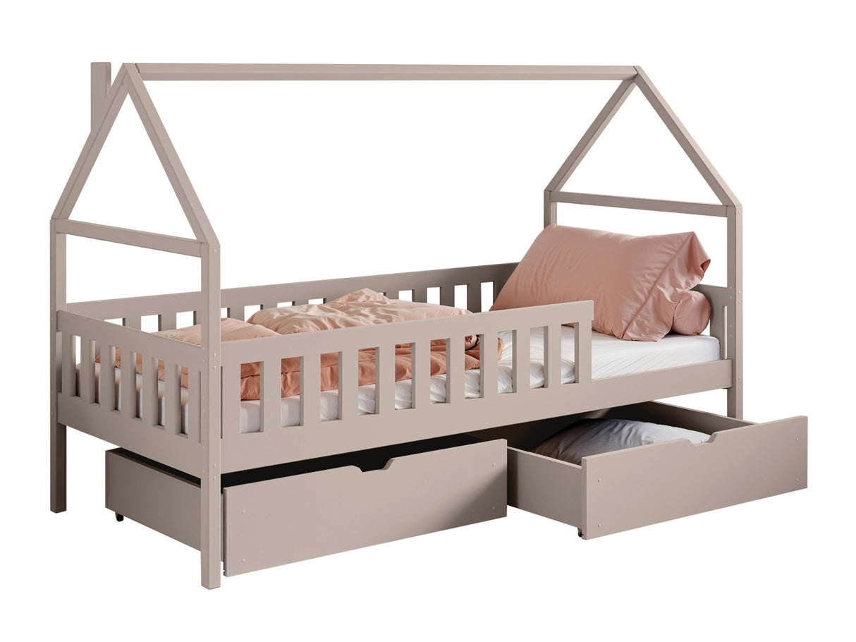 Ágy Łóżko DOMI, Szín: Kasmír, Alvó felület mérete: 90 x 200 cm