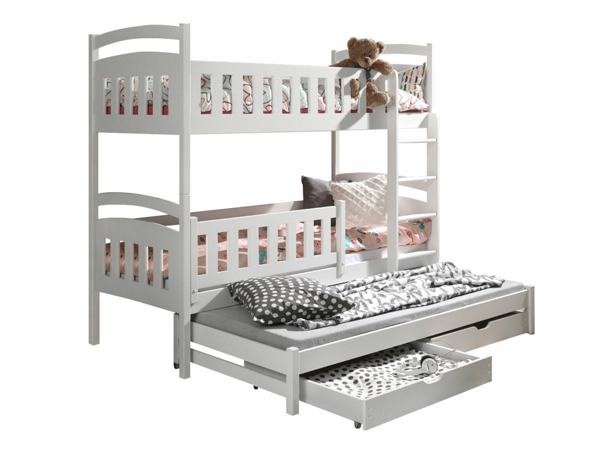 Emeletes ágy Łóżko Piętrowe BLANKA 90x200 st.flex Kaszmir 5903211420443 (Kasmír)