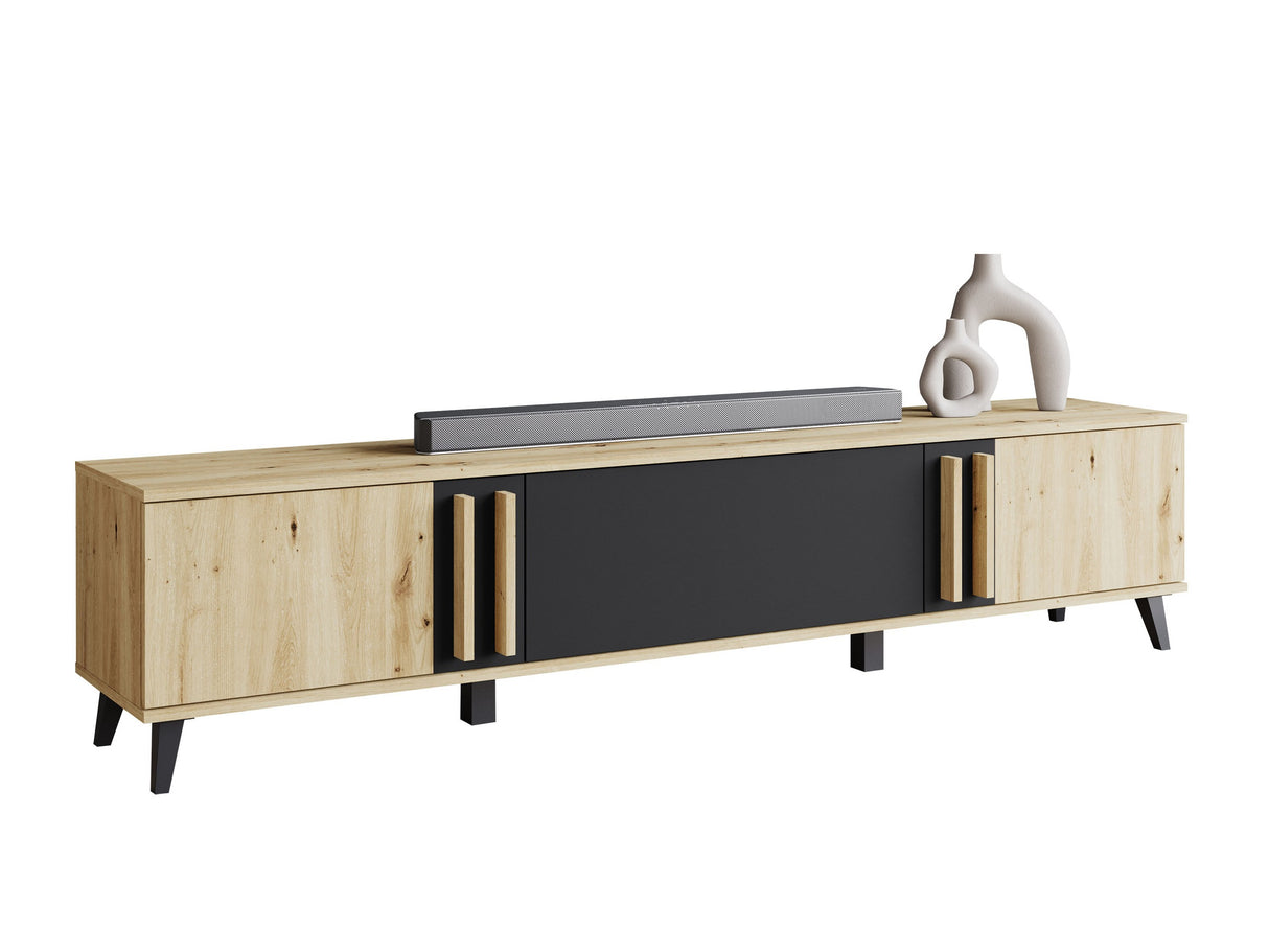 TV-állvány RTV HELSINKI 183, Szín: Artisan tölgy + Grafit
