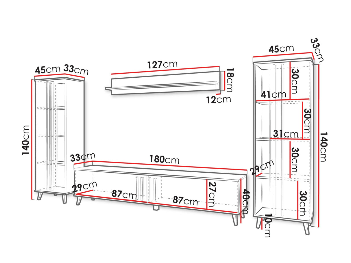 Nappali szett HELSINKI I, Szín: Kasmír