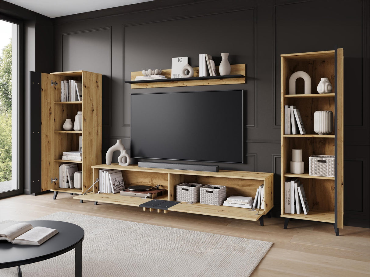 Nappali szett HELSINKI I, Szín: Artisan tölgy + Grafit