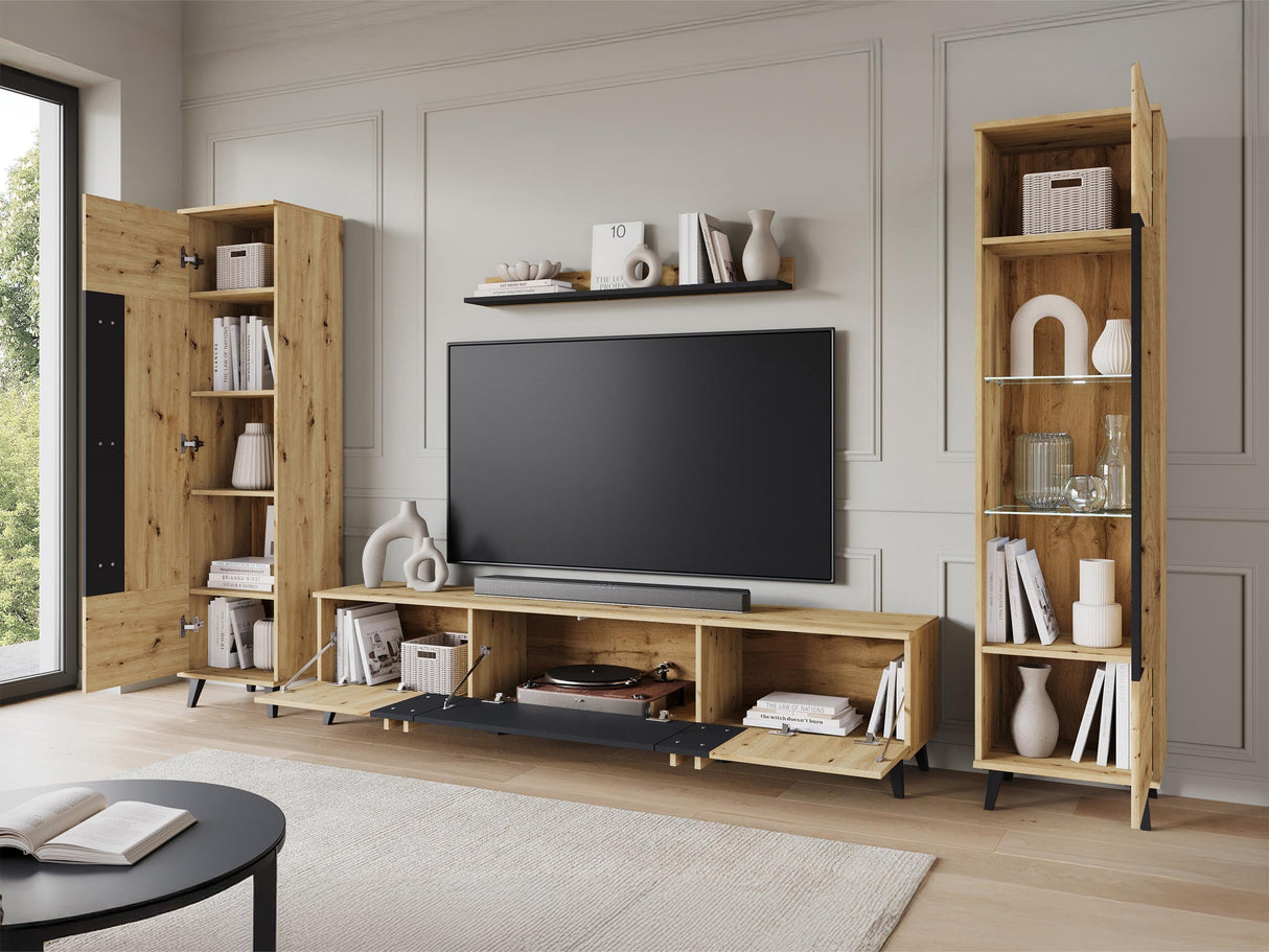 Nappali szett HELSINKI II, Szín: Kasmír, Led világítás: Nem