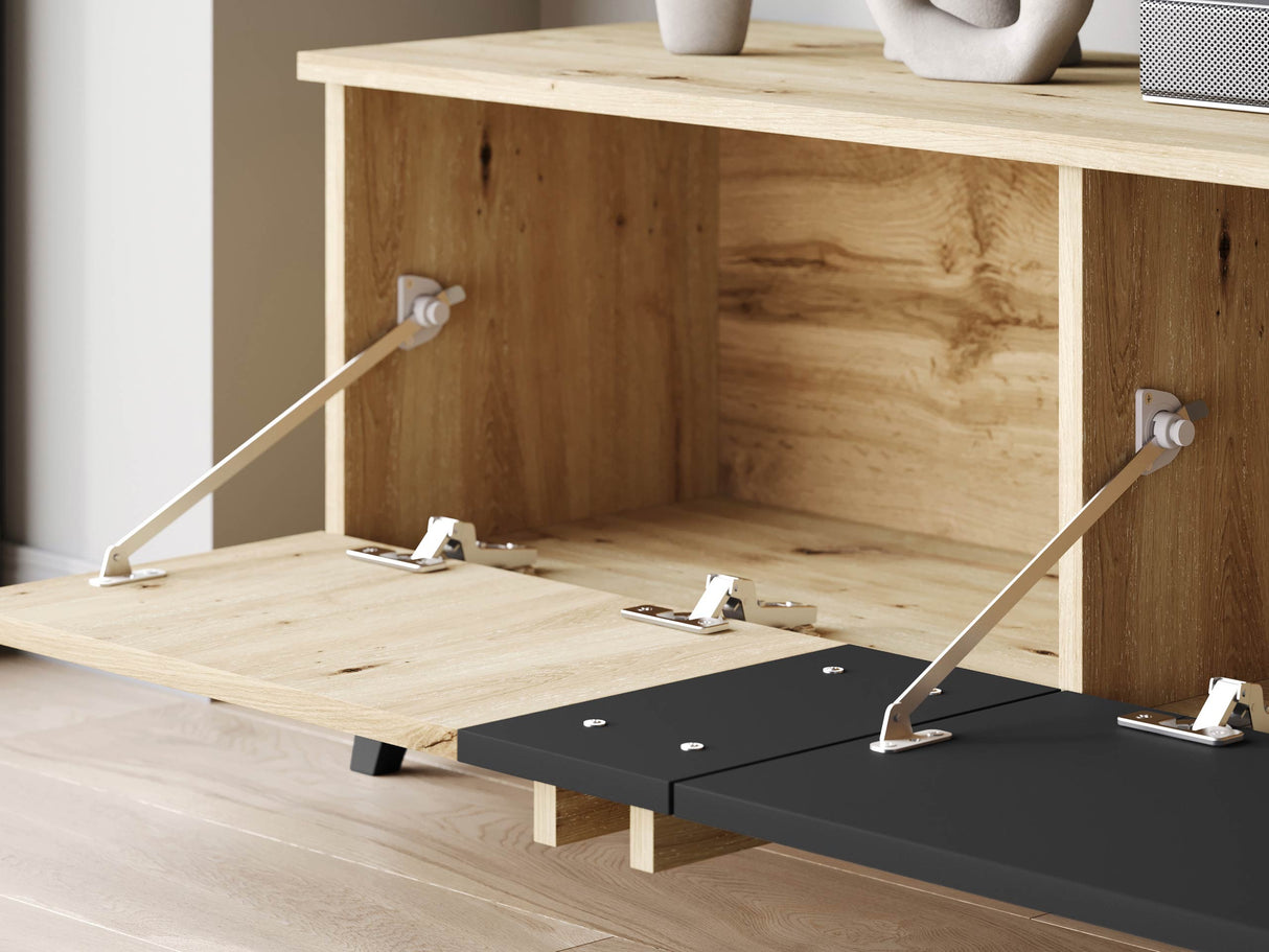 Nappali szett HELSINKI IV, Szín: Artisan tölgy + Grafit, Led világítás: Nem