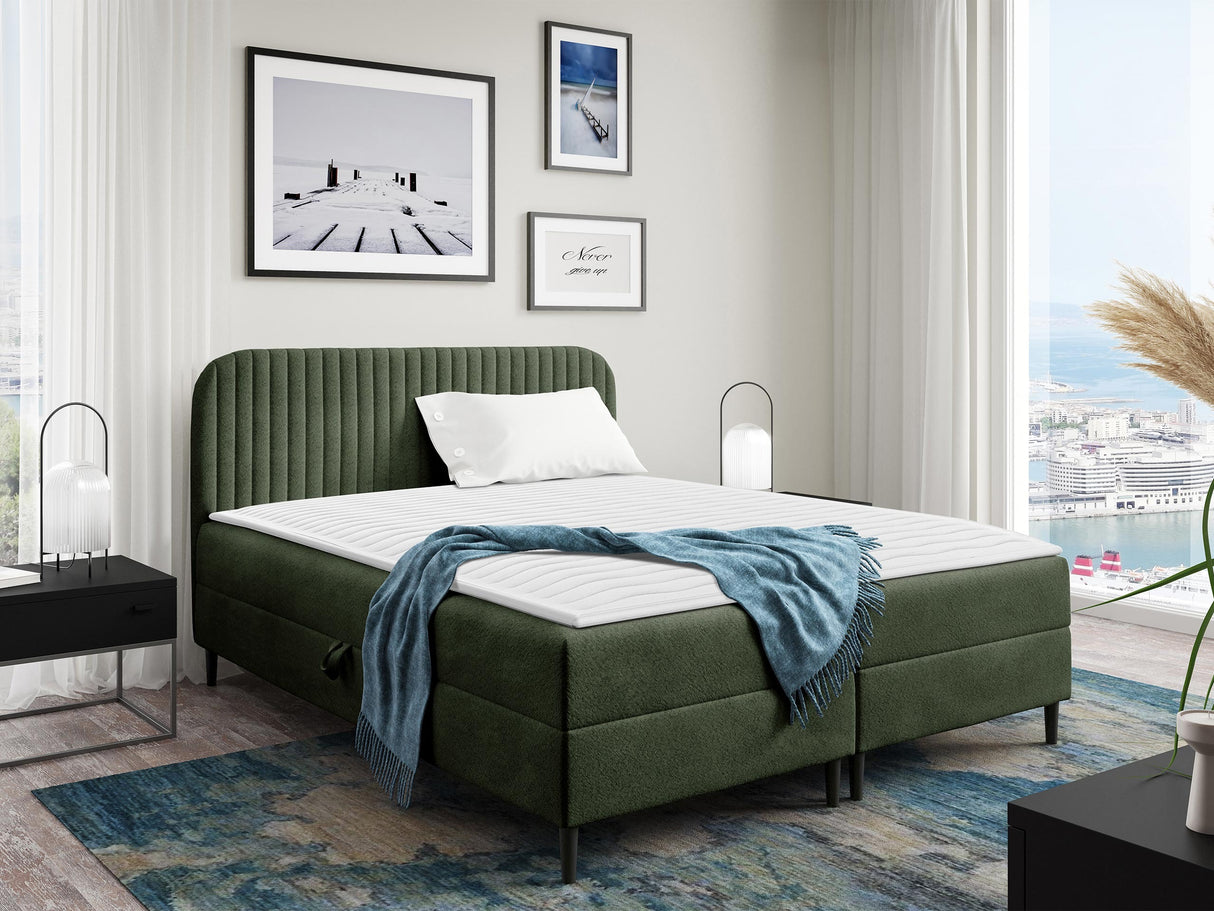 Kontinentális ágy BOX BEST, Szín: Coral 20, Alvó felület mérete: 160 x 200 cm