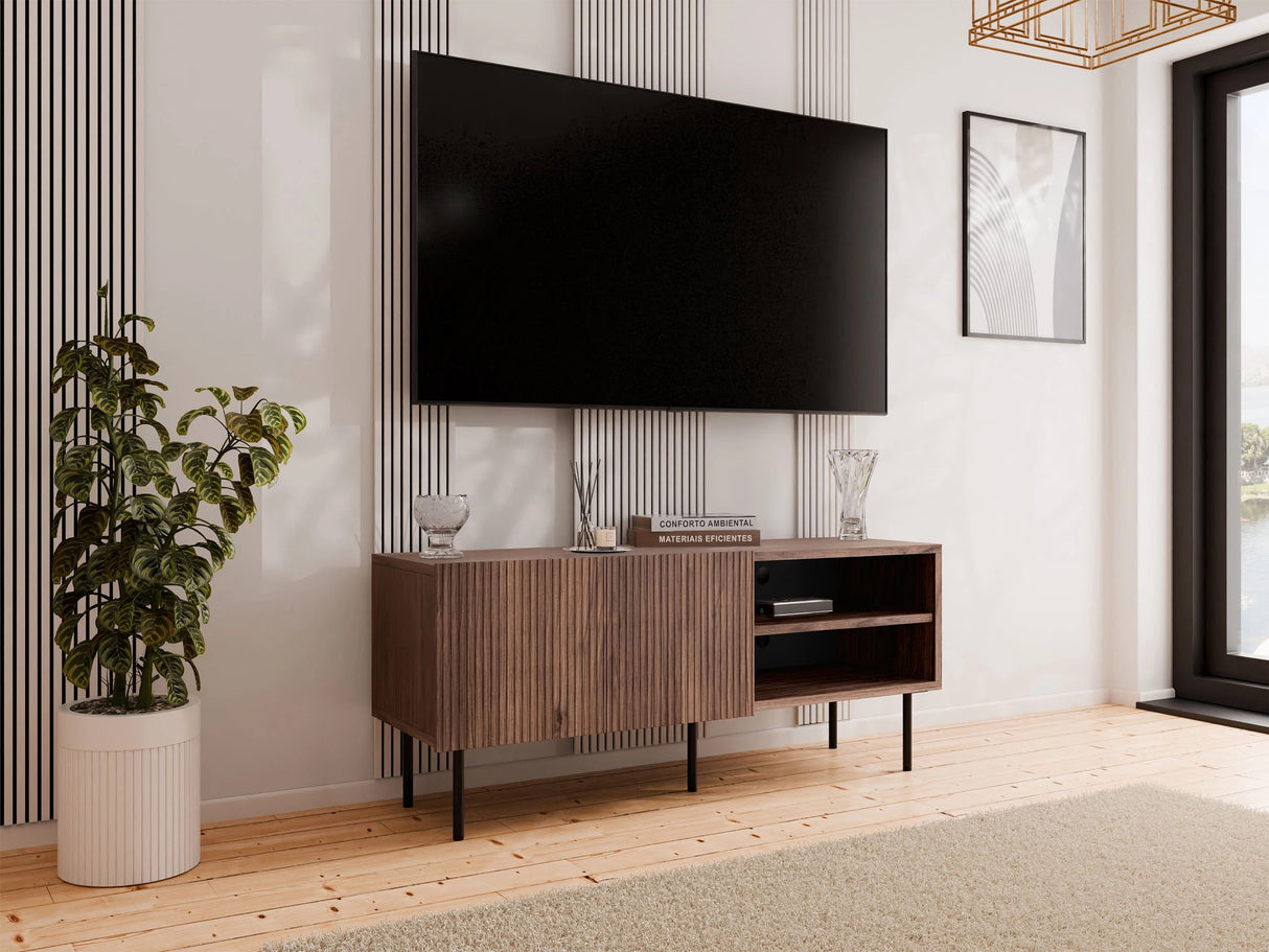 TV-állvány Szafka RTV TACOS 150 2D Orzech Warmia 4133150