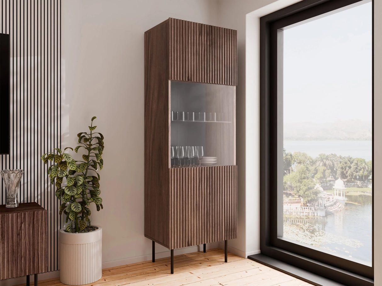 Könyvespolc Witryna TACOS Orzech Warmia 4133159