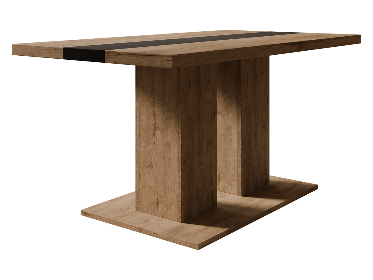 Dohányzóasztal BOSTON (Rodkor), Szín: Lefkas tölgy + Fekete 4133234