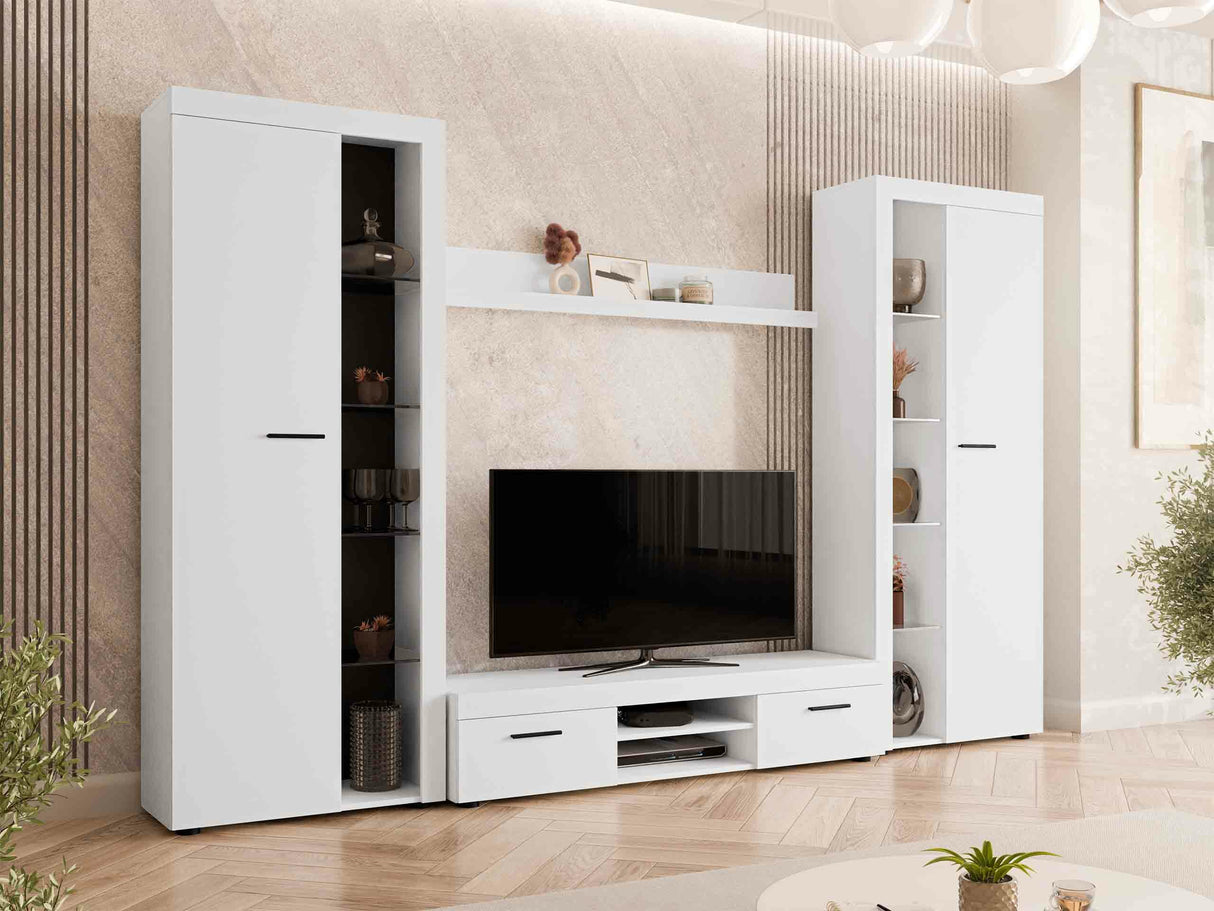 Nappali szett Rumba (Rodos) XL, Led világítás: Nem, Szín: Fehér 4133444