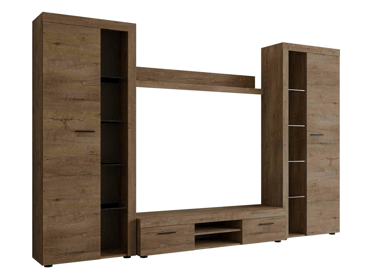 Nappali szett Rumba (Rodos) XL, Led világítás: Nem, Szín: Lefkas tölgy 4133453