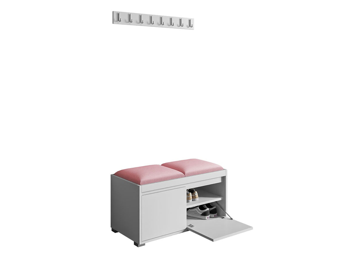 Előszoba garnitúra GRAWIS (Konkor) 80 + 2sz, Szín: Fehér + Abriamo 03