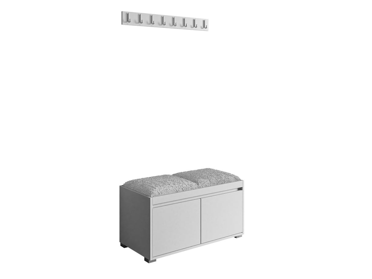 Előszoba garnitúra GRAWIS (Konkor) 80 + 2sz, Szín: Fehér + Abriamo 06