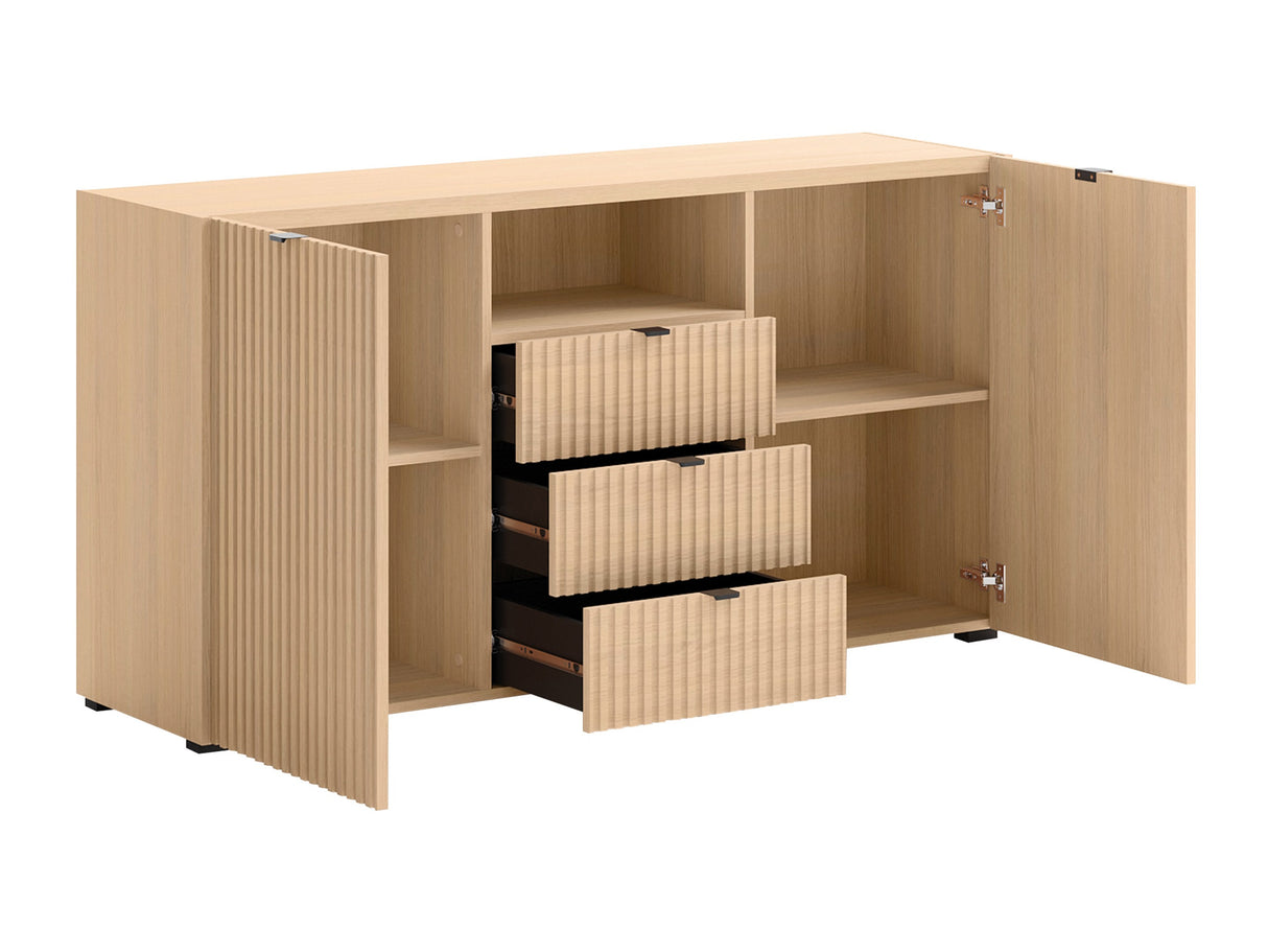 Komód Komoda 2D3SZ CYLIZA CY-02 Dąb Vicenza Bielona