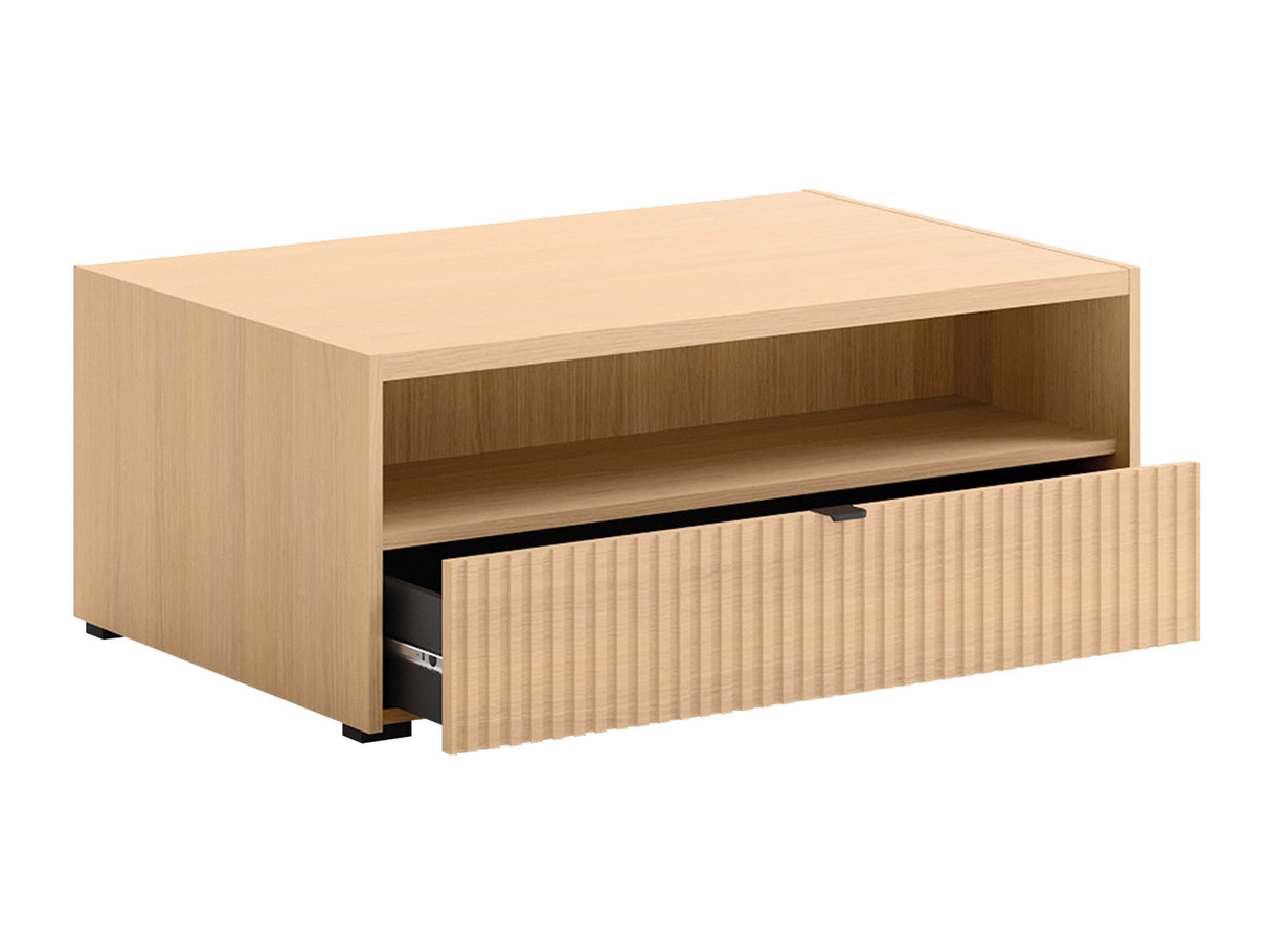 Dohányzóasztal Stolik kawowy 1SZ CYLIZA CY-04 Dąb Vicenza Bielona