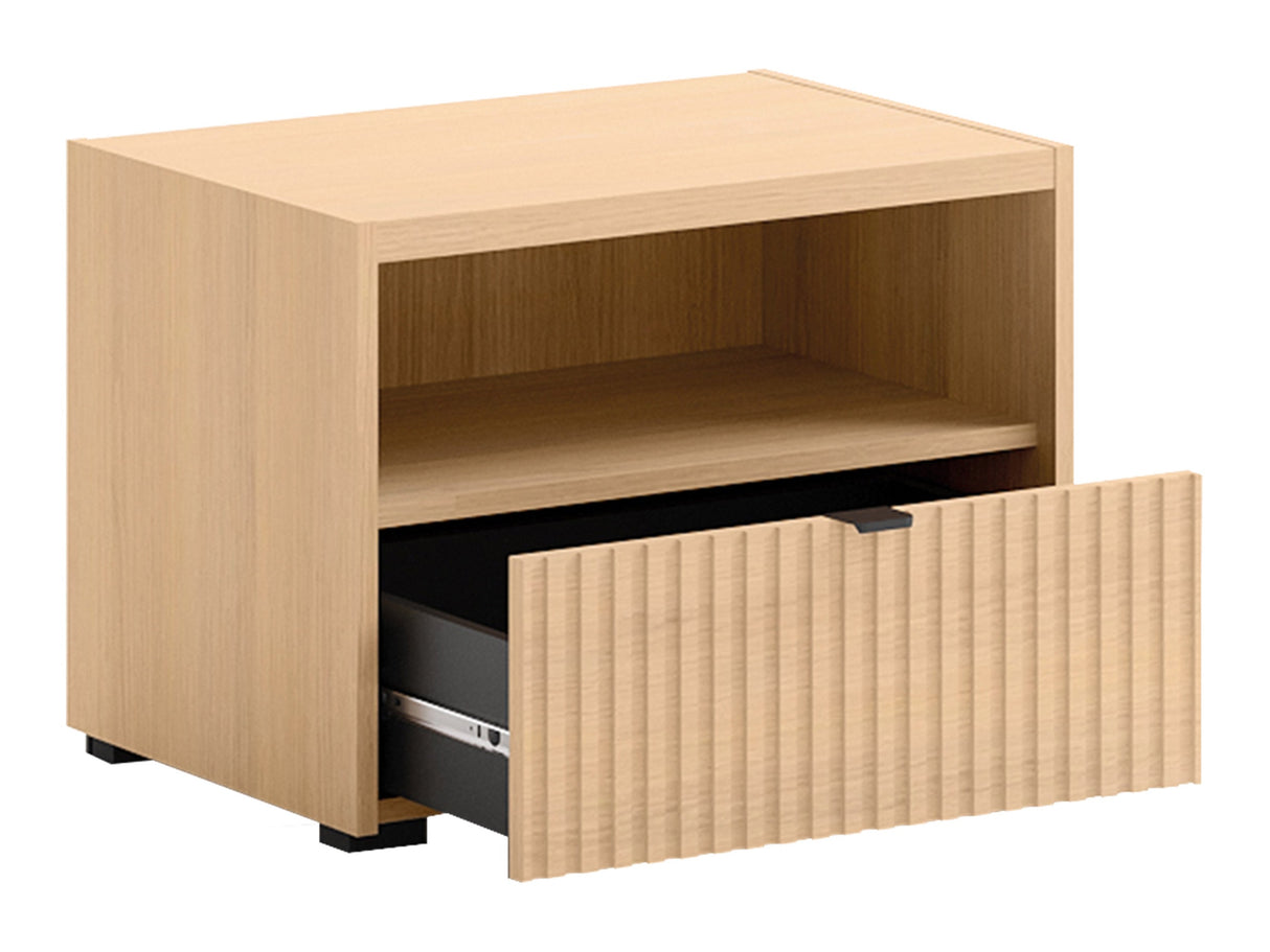 Éjjeliszekrény Stolik nemcny 1SZ CYLIZA CY-05 Dąb Vicenza Bielona