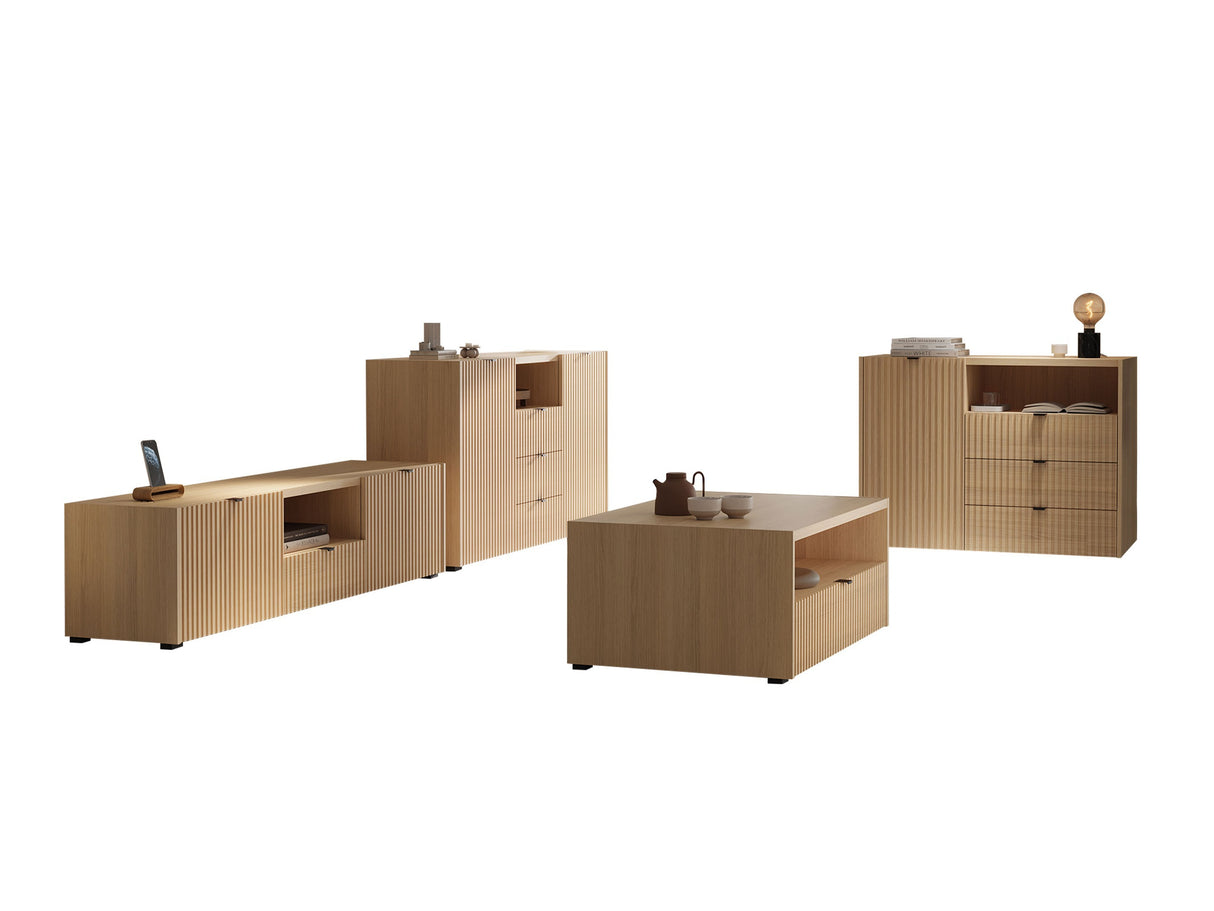 Nappali szett Meble CYLIZA I Dąb Vicenza Bielona