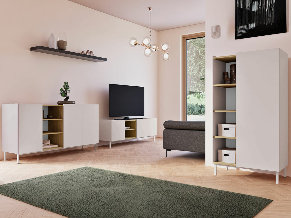 Szekrény Komoda SYSTEM 72 Kasmír/Dąb Cremona (Kasmír + Tölgy) 4137570