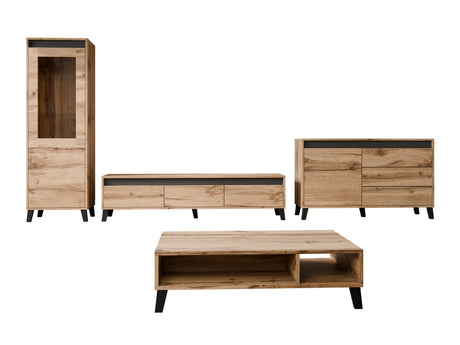 Nappali szett Meble NORD I Wotan/Antracyt