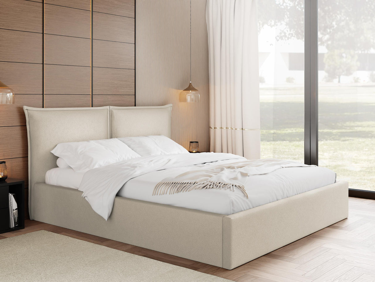 Ágy Łóżko tapicerowane PIRKUN, Szín: Paros 01, Alvó felület mérete: 160 x 200 cm