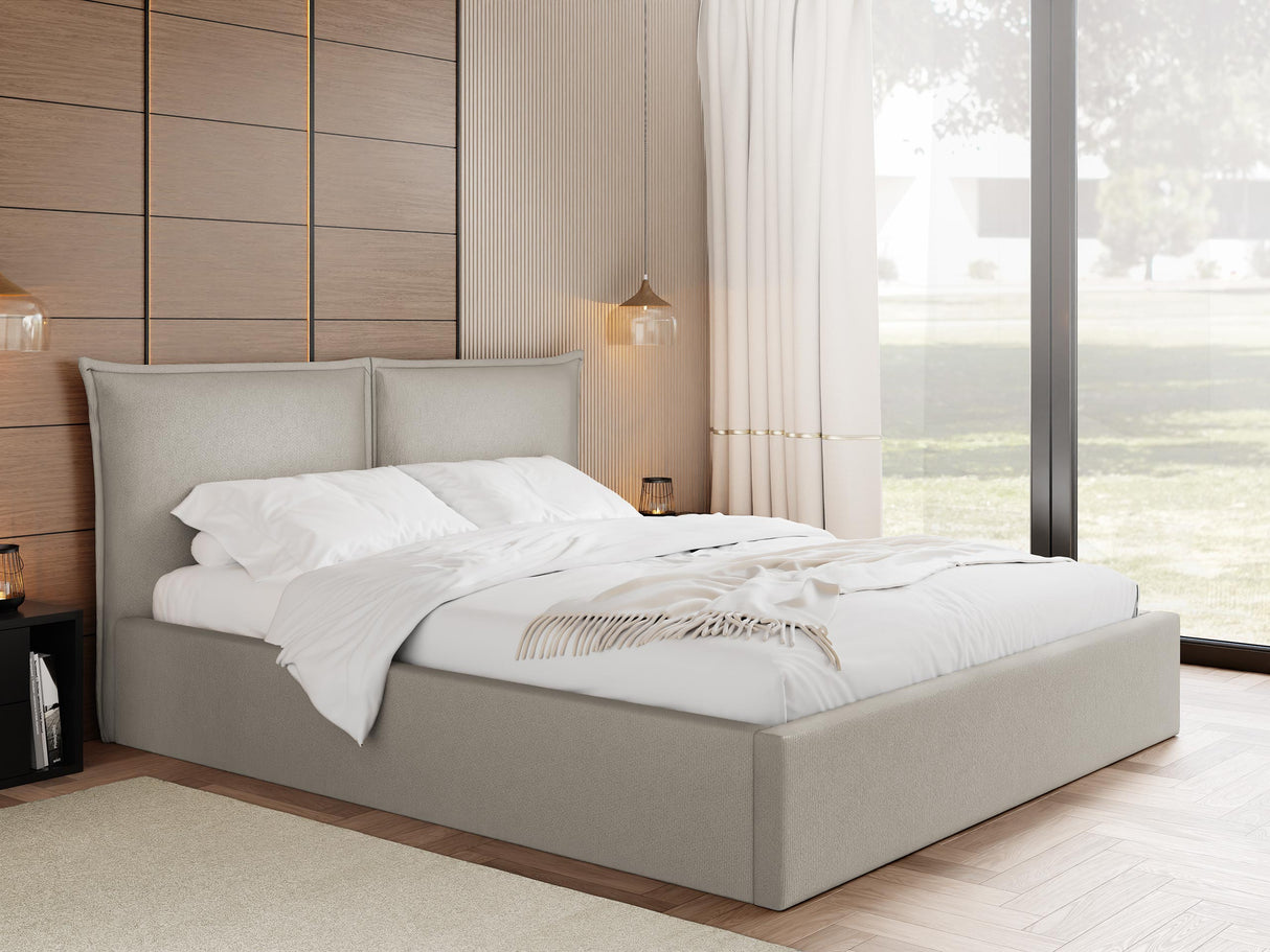 Ágy Łóżko tapicerowane PIRKUN, Szín: Paros 02, Alvó felület mérete: 160 x 200 cm