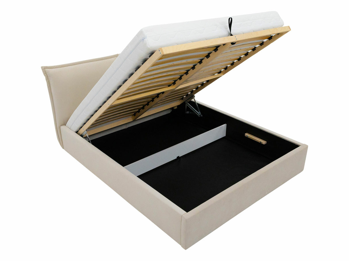 Ágy Łóżko tapicerowane PIRKUN, Szín: Kronos 22, Alvó felület mérete: 160 x 200 cm