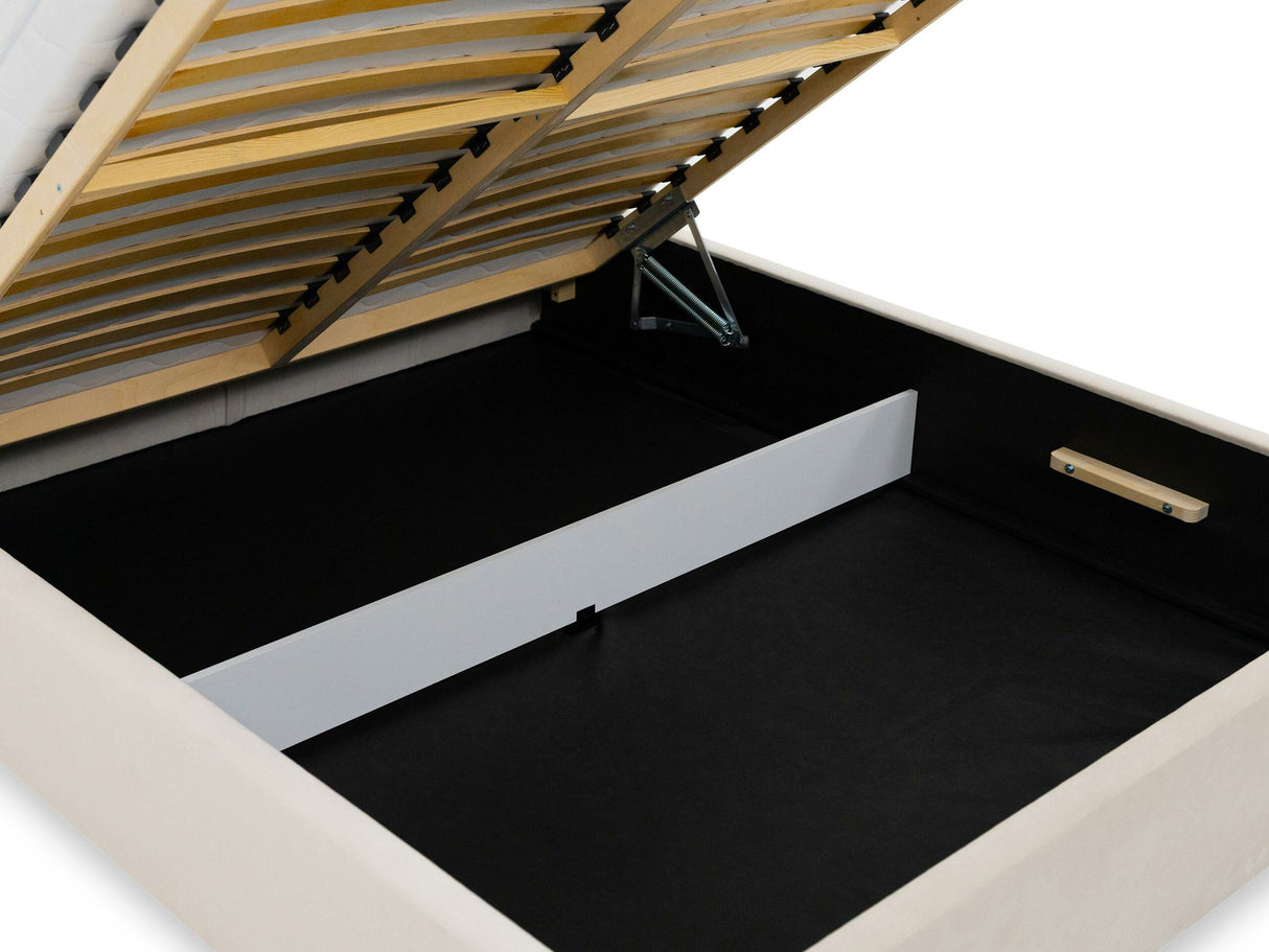 Ágy Łóżko tapicerowane PIRKUN, Szín: Kronos 29, Alvó felület mérete: 180 x 200 cm